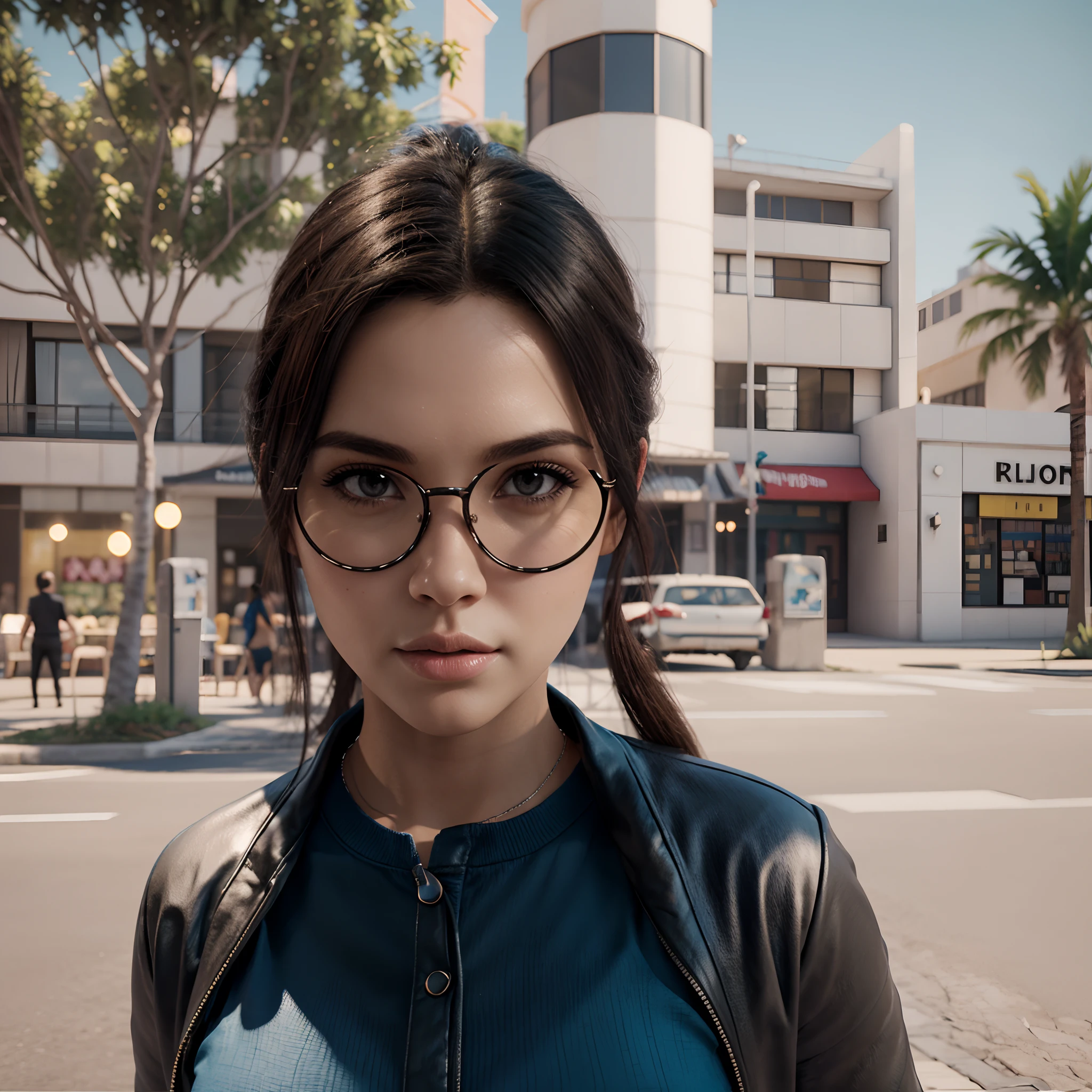 Personaje de dibujos animados de un hombre con gafas negras y una camisa azul, animation character, stylized character, Rendering animation styles, 3D estilizado, Arnold Maya render, 3D render estilizado, Toon renderizar keyshot, Personaje 3D, Personaje 3D, Renderizado 3D estilizado, Renderizado de 3 caracteres D, Personaje de dibujos animados, Personaje de primer plano, Pose del personaje, (estilo pixar) (Pieza maestra:1.2) (Bokeh) (La mejor calidad) (Piel detallada) (Textura detallada) (8k) (arcilla) (cinematic lighting) (foco nítido