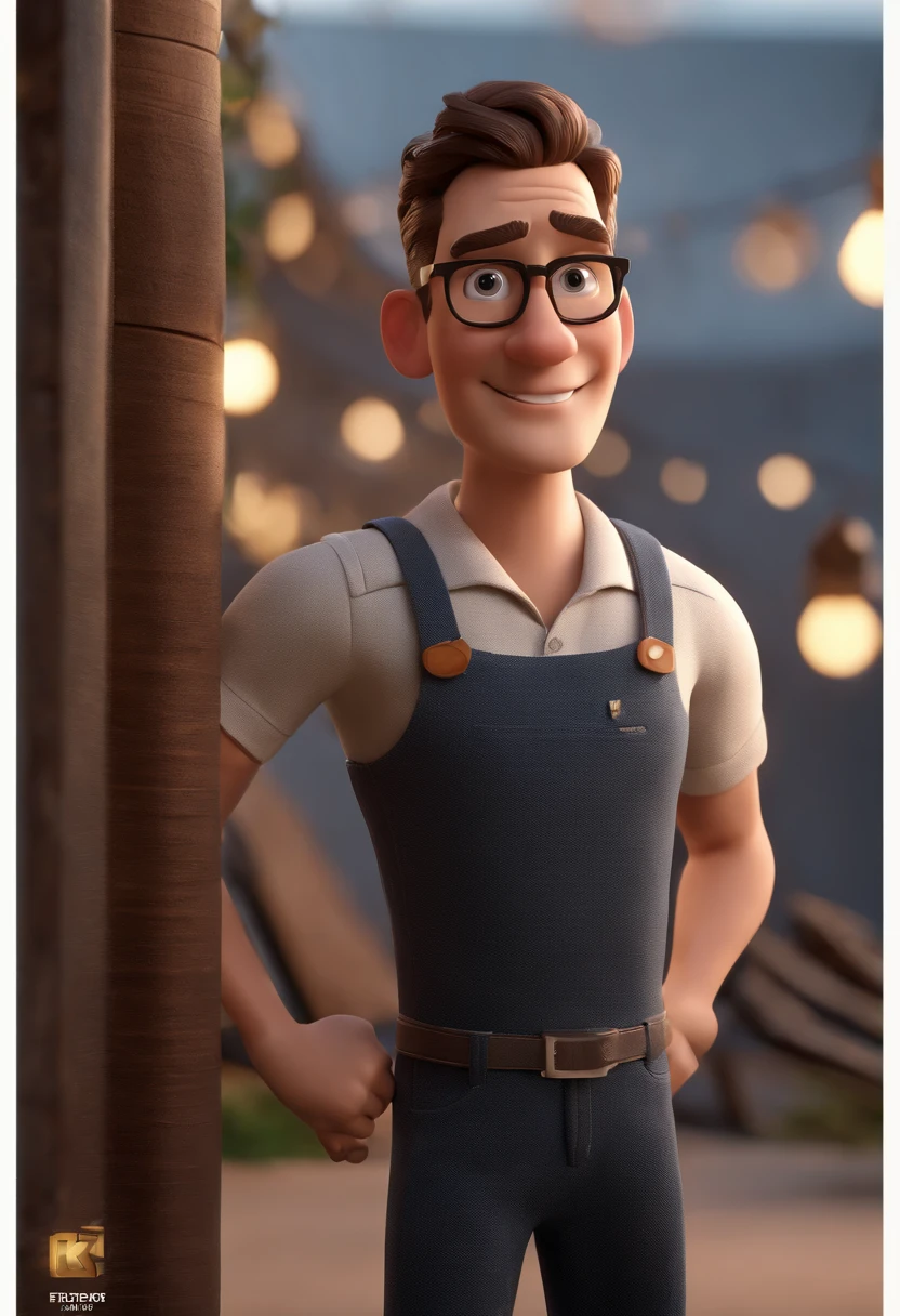 personagem dos desenhos animados de um homem, cabelos preto, e uma camisa preta com casaco preto, animation character, Caractere estilizado, animation style rendering, 3D estilizado, Arnold Maya render, 3 d render stylized, toon render keyshot, Personagem 3D, Personagem 3D, 3d rendering stylized, 3 d character render, personagem de desenho animado, Personagem de close up, Pose de personagem, (Estilo Pixar) (master part:1.2) (Bokeh) (best quality) (pele detalhada) (textura detalhada) (8k) (argila) (Cinematic lighting) (foco nítido