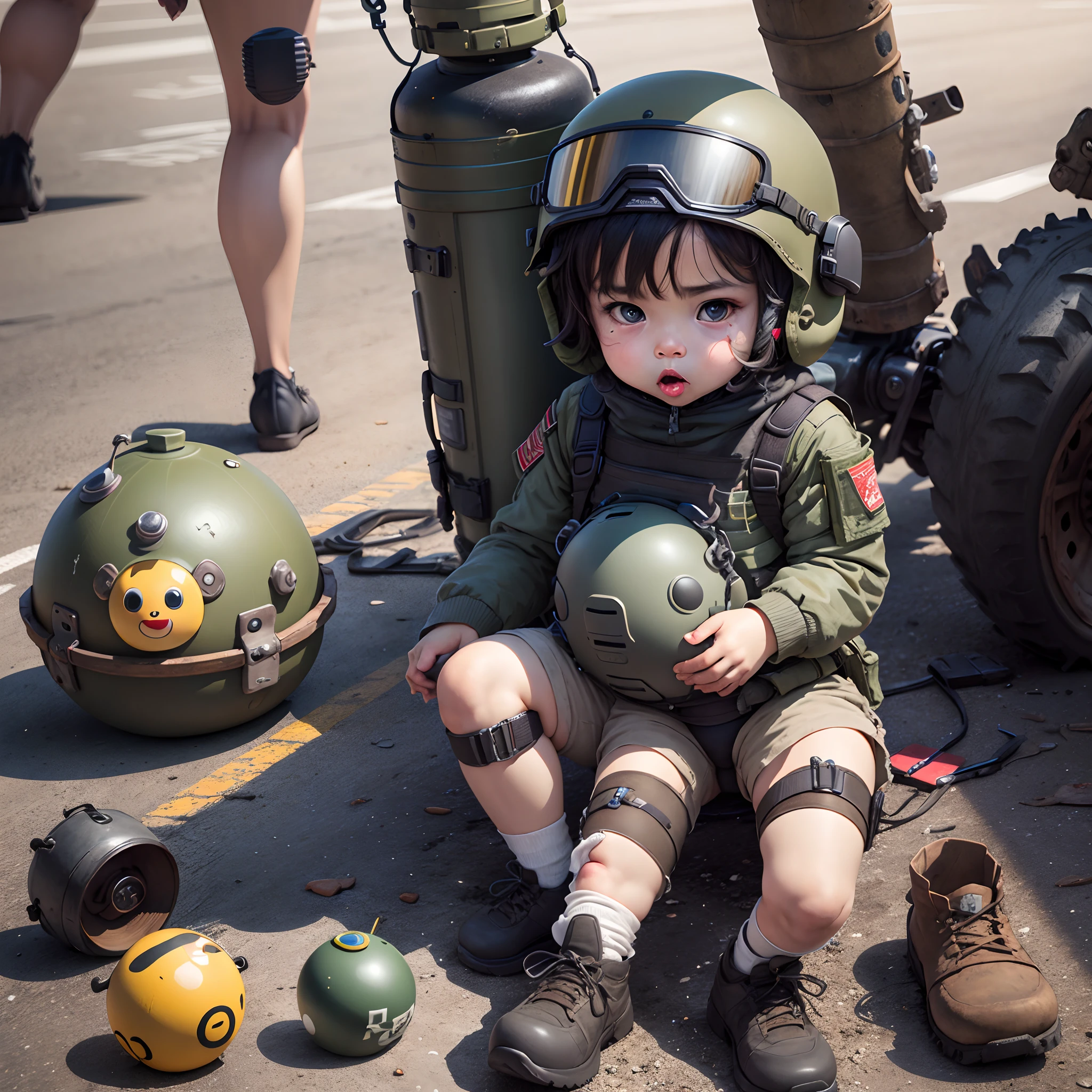bomb strapped to a