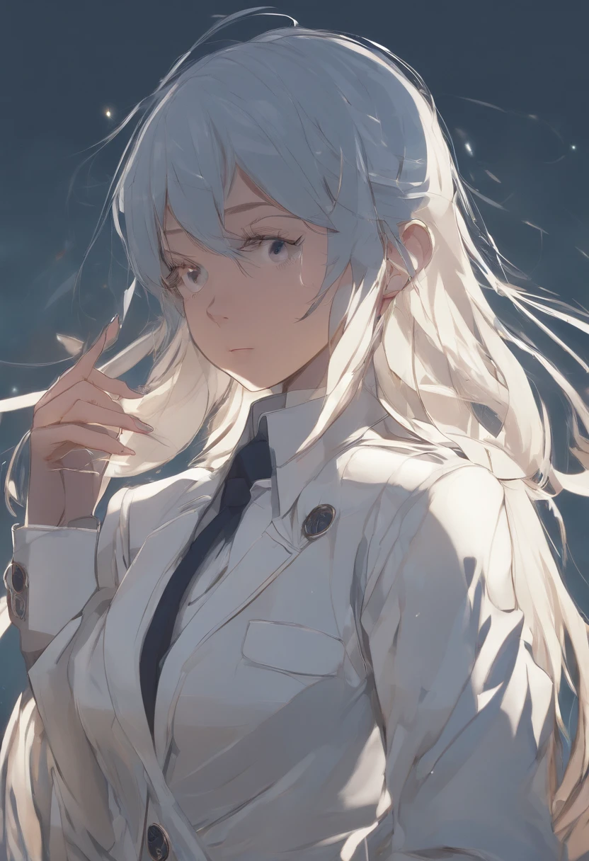&Quot;((oficina)), qualidade perfeita, gordura, Abaulamento, corpo inteiro, beleza estonteante, Jeanfavonian, seios pequenos, (Anime de alta qualidade, Makoto Shinkai), irritado, corar, Standing on the street near the river next to the village, hands on the chest, Looking at the Viewer, sem manoplas. Cabelo curto soprando ao vento, the background is simple and blue, and the gaze is directed downward at a low angle, a bright lightning bolt.
