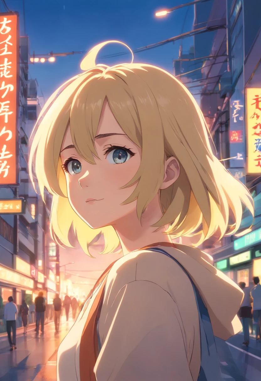 Blonde woman