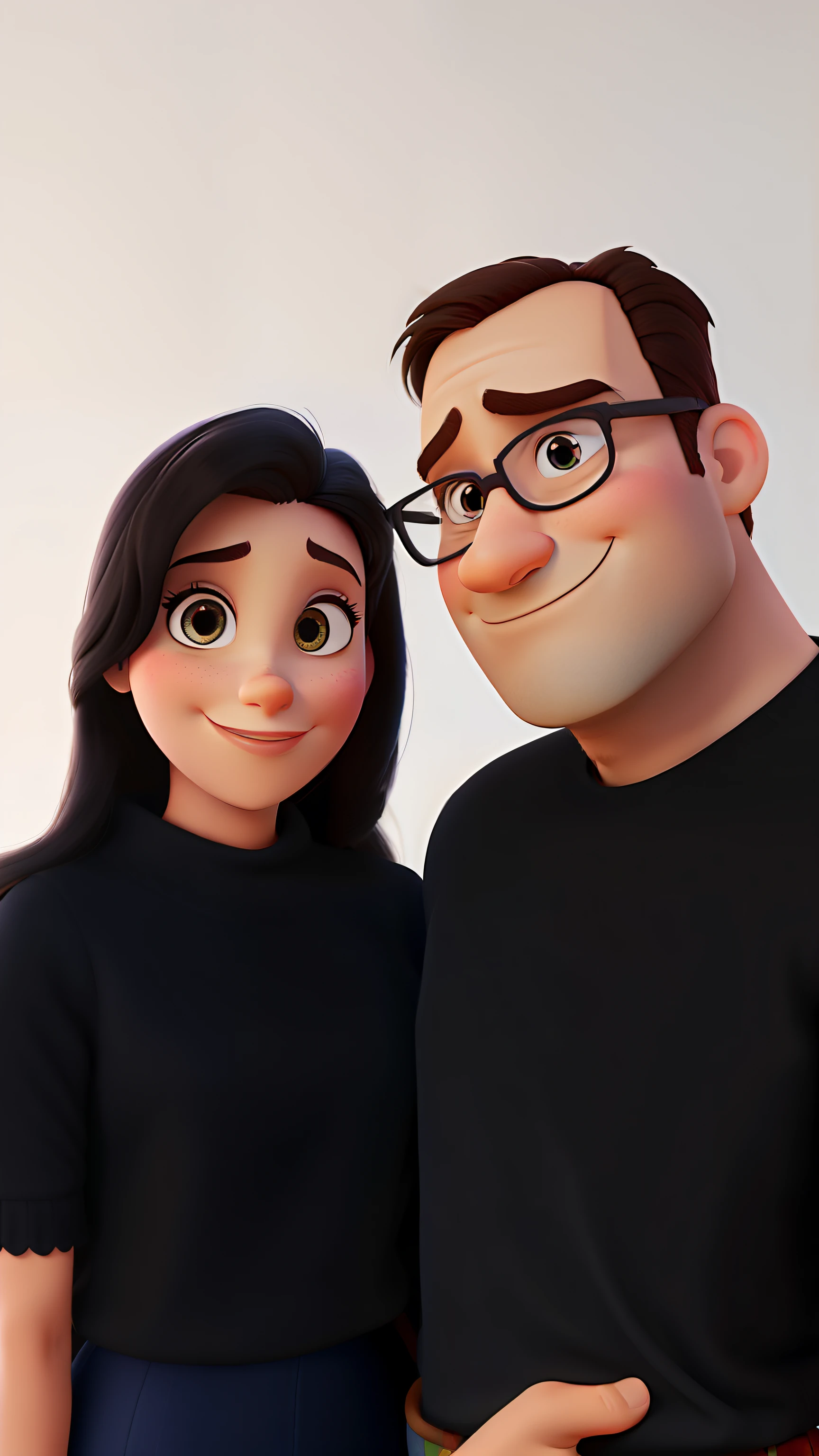 Mulher e homem estilo Disney pixar ,alta qualidade,melhor qualidade