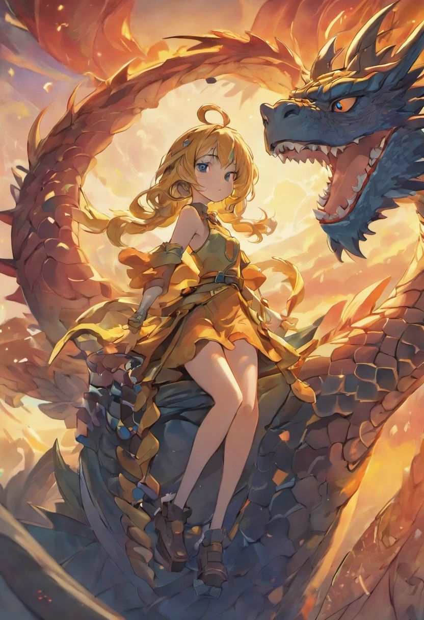 retrato da mulher, on top of a Dragon ::style cartoon, (((Front view))), Estilo Disney Pixar, Filme 3D, altamente detalhado, vivid colors (((corpo inteiro))) ::n_style realista, anime