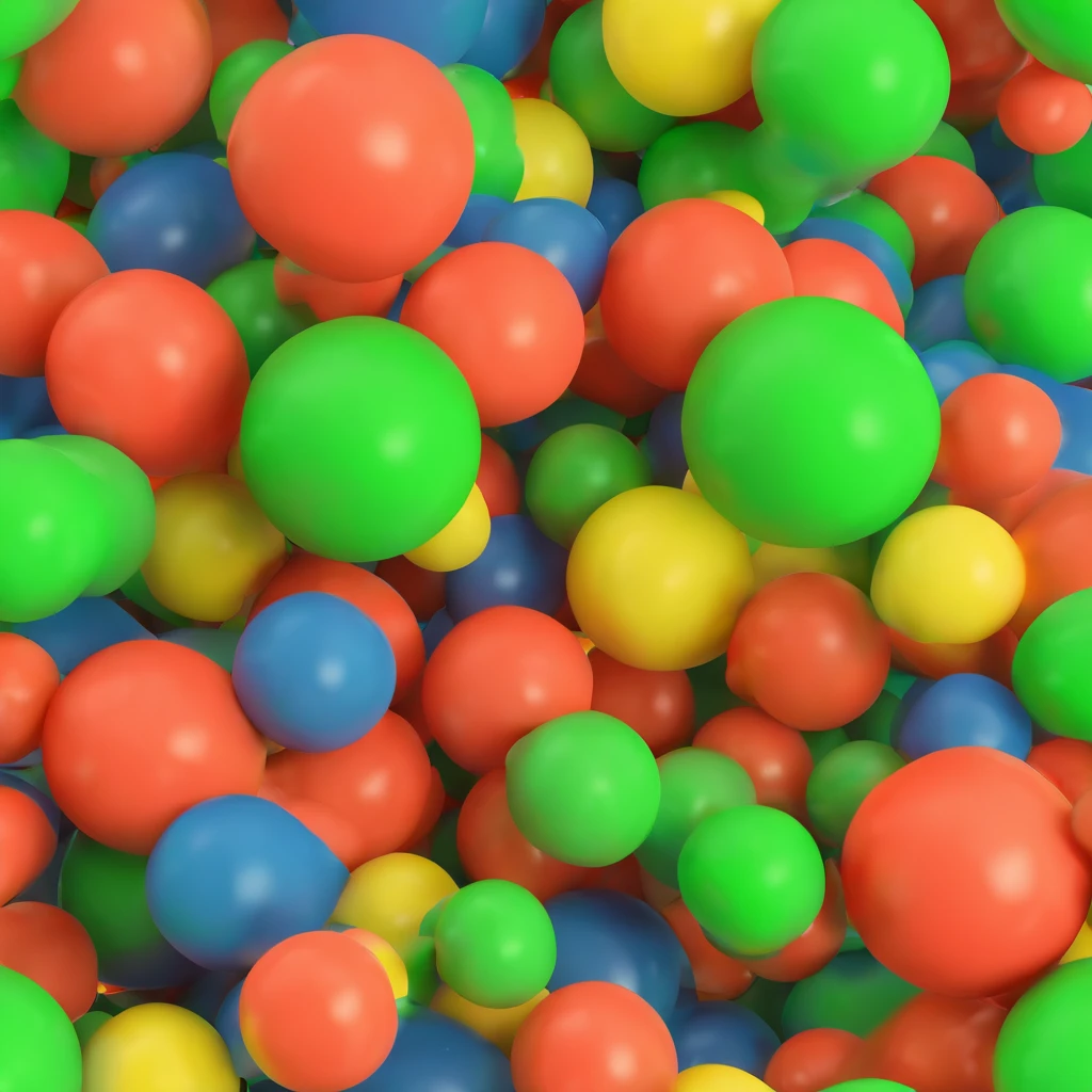 A ball with green arms