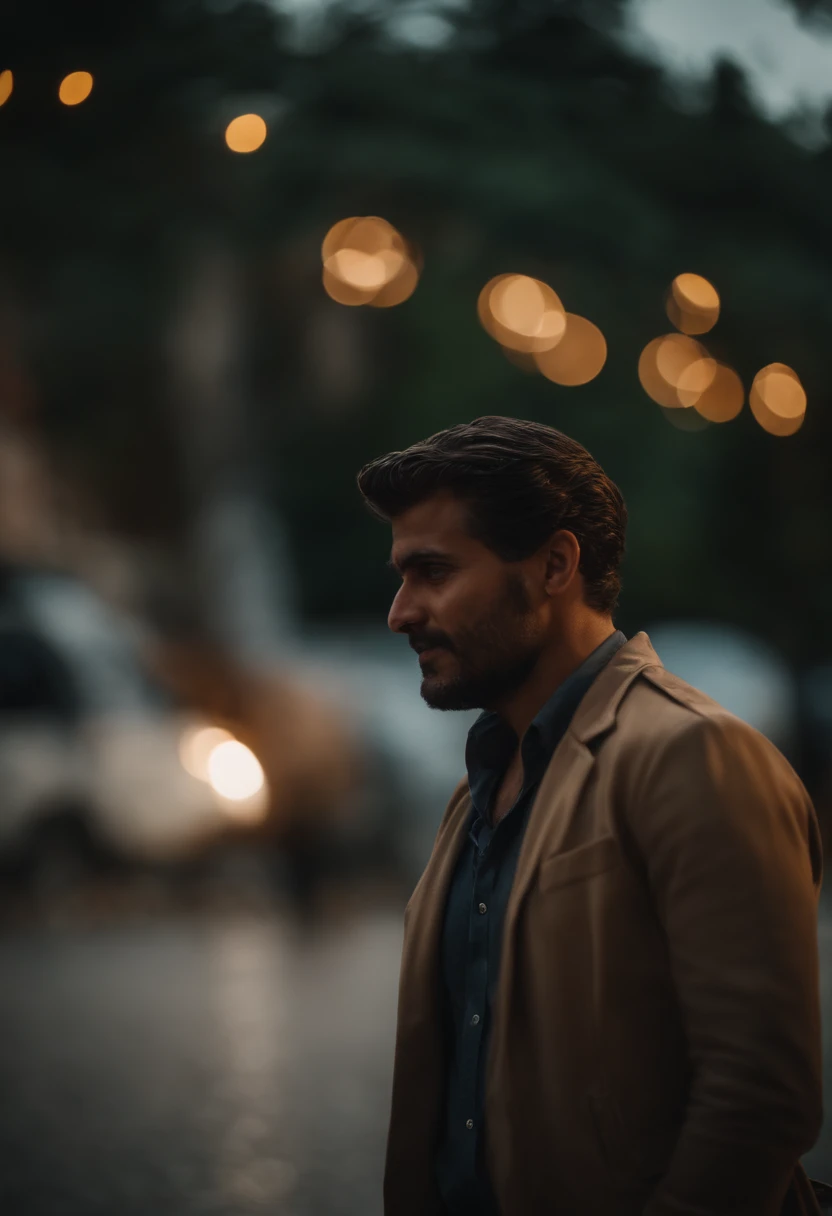 Um homem de soco, Lutando, muitos personagens
