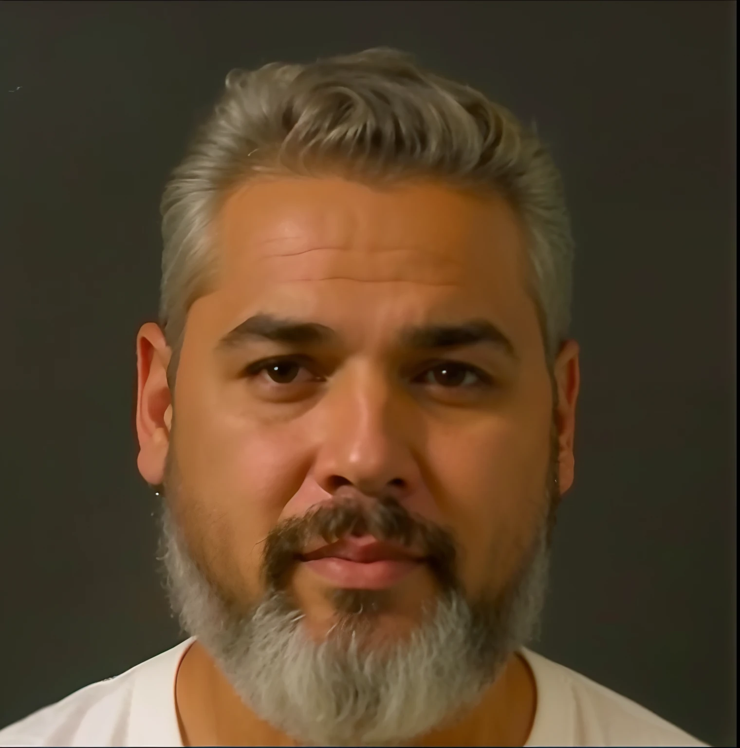 um close up de um homem com barba e camisa branca, Cristiano Orrillo, Tiago Zapata, foto de um homem branco de 50 anos, caneca, Foto, Carlos Samuel Araya, Anthony J. Manzanedo, Joel Torres, Hoyte Van Hoytema, Brian Pulido, David Finalizar Compra, Homem de 4 0 anos