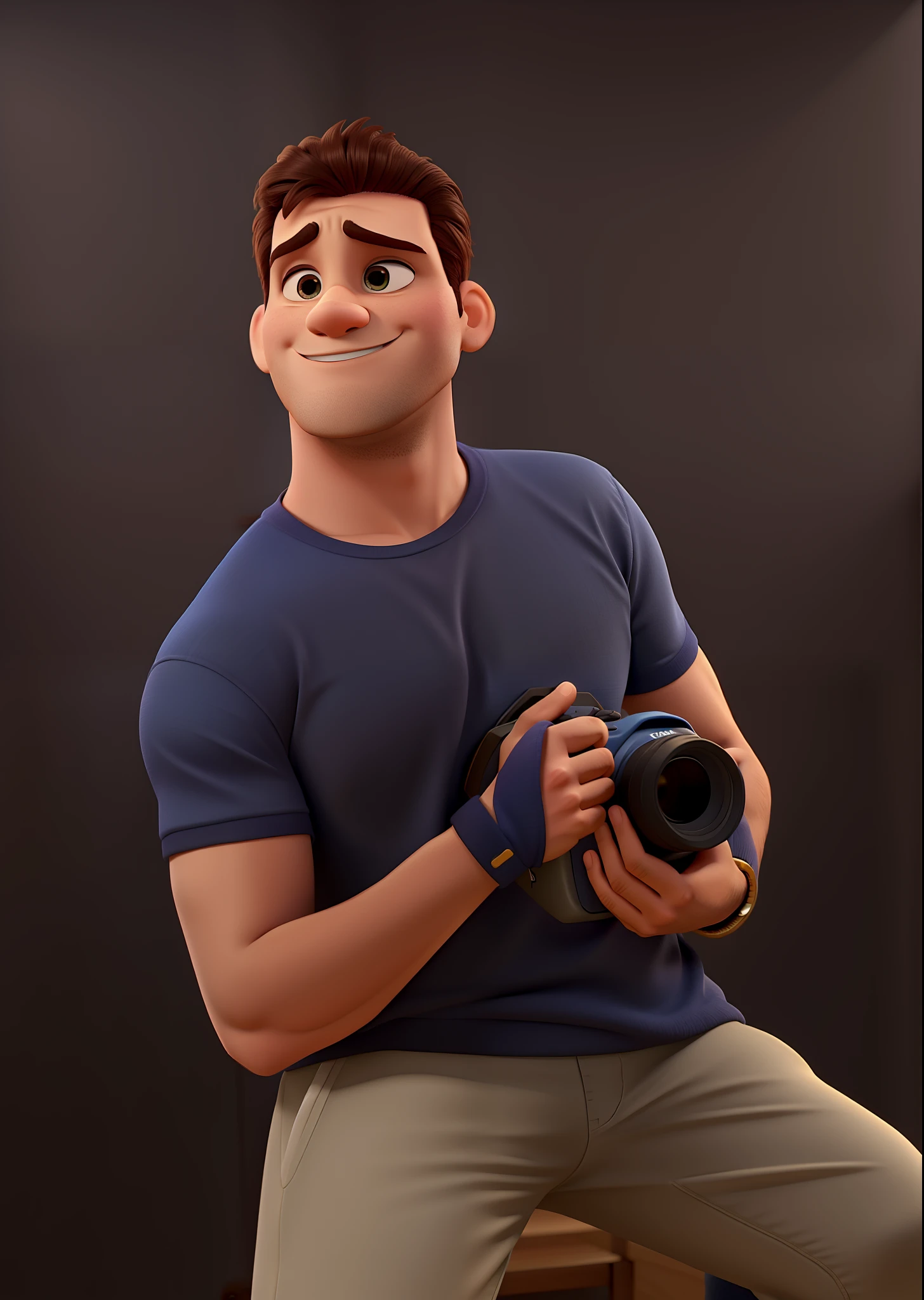 casal homem e mulher no estilo Disney Pixar, alta qualidade, melhor qualidade
