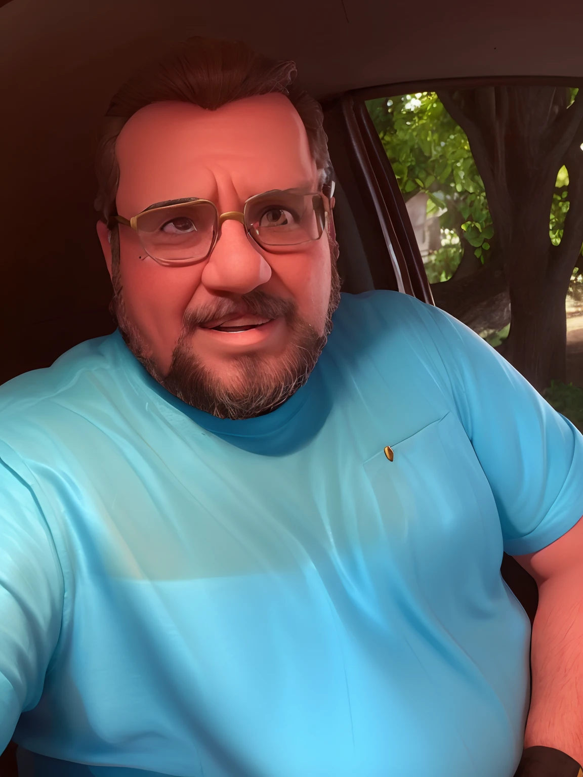bonito pequeno historiador masculino 38 anos de idade, huge head, cebelos curto, wearing thin-framed glasses of round gold, olhos altamente detalhados , whole body view, figuras de brinqued