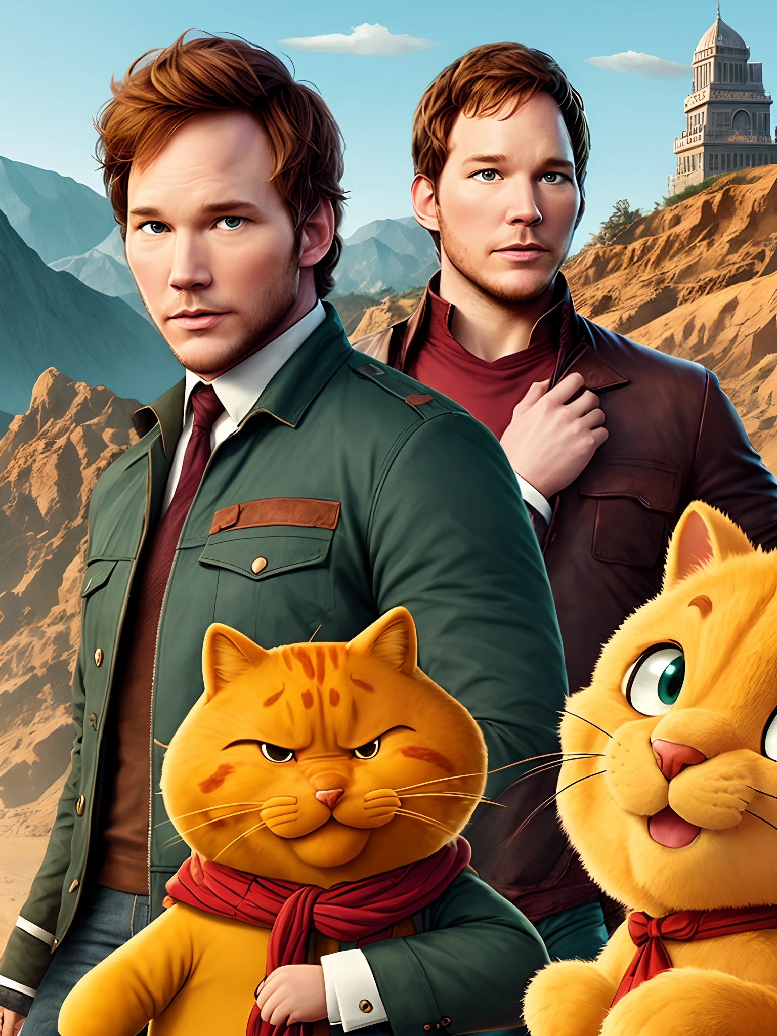 Garfield as Chris Pratt