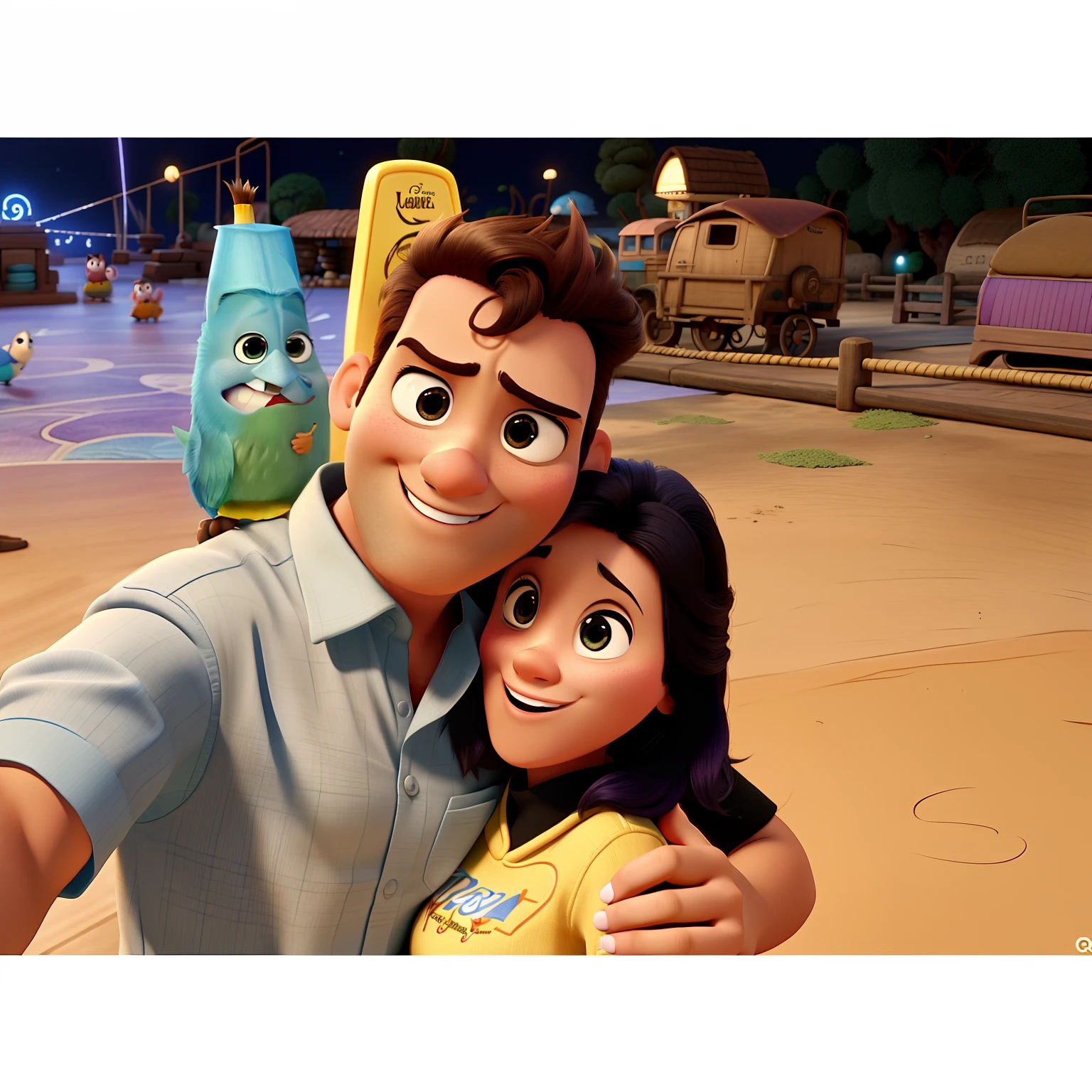 Imagem estilo pixar/disney, alta qualidade, melhor qualidade