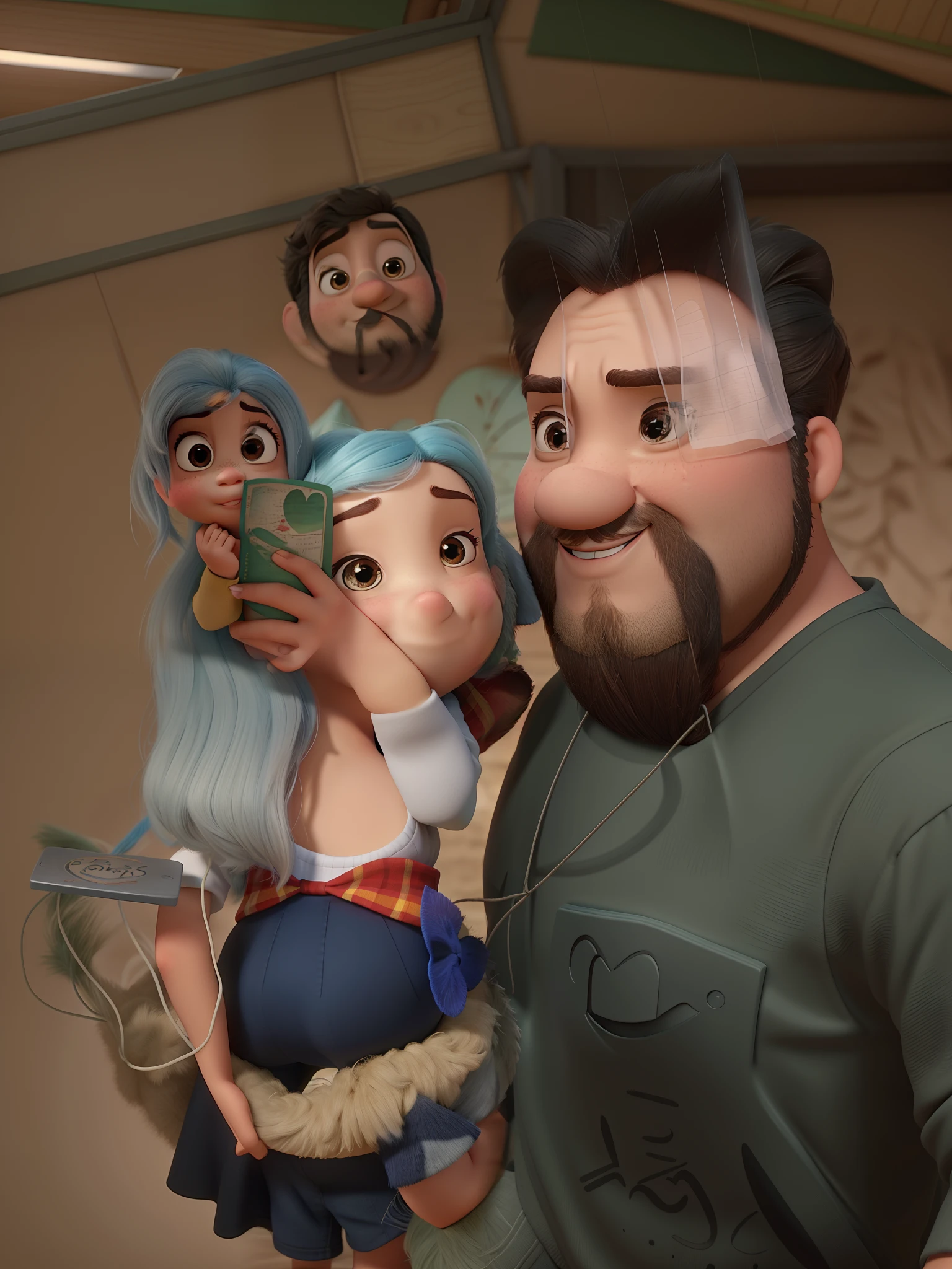 Pixar cercada por coelhos afetuosos, but heartbroken