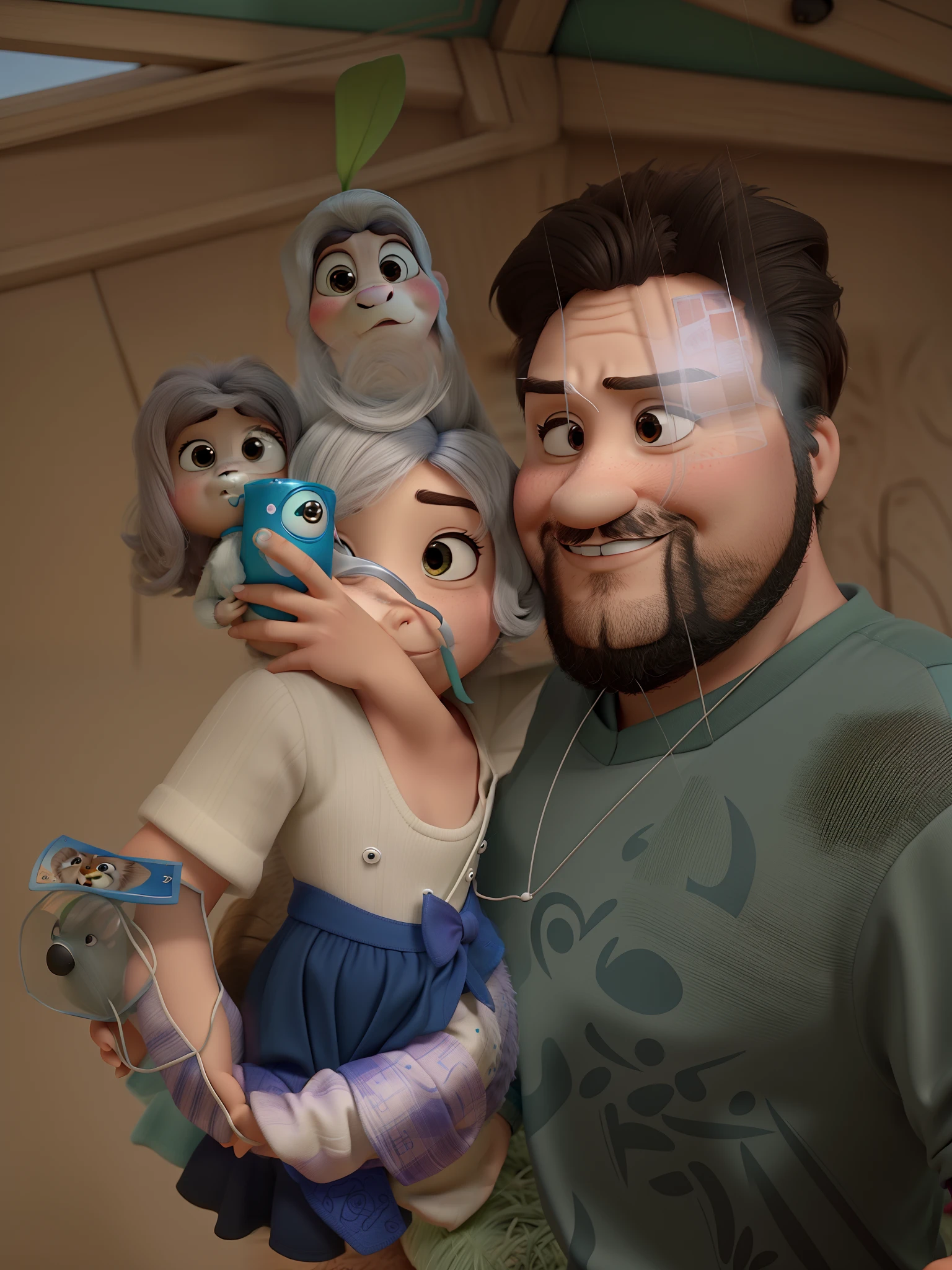 Pixar cercada por coelhos afetuosos, but heartbroken