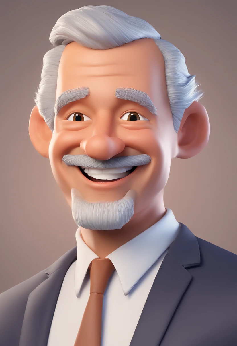 Smiling Man Illustration, sorriso insano, Homem de pele marrom com um sorriso gigante, happily smiling at the camera, sorriso atrevido, he's smiling, sorriso muito grande, Macho sorridente, foto de perfil headshot, rindo sorriso enorme, desenhando no estilo de Arte 3D, c4d, fundo de cor branco puro, estilo disney, estilo pixar render ilustracao Super Detalhe, 8k