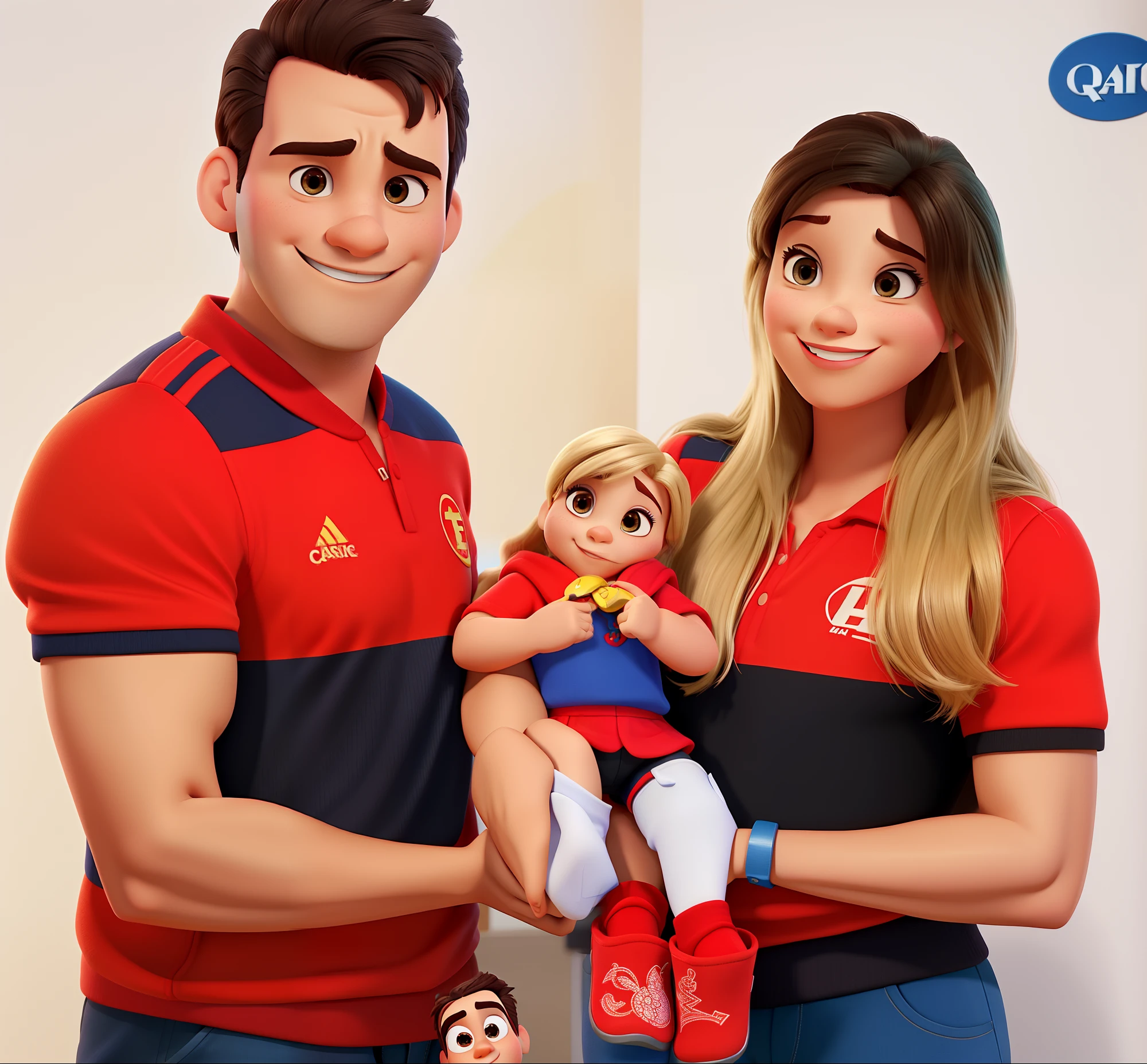 casal homem e mulher no estilo Disney Pixar, alta qualidade, melhor qualidade