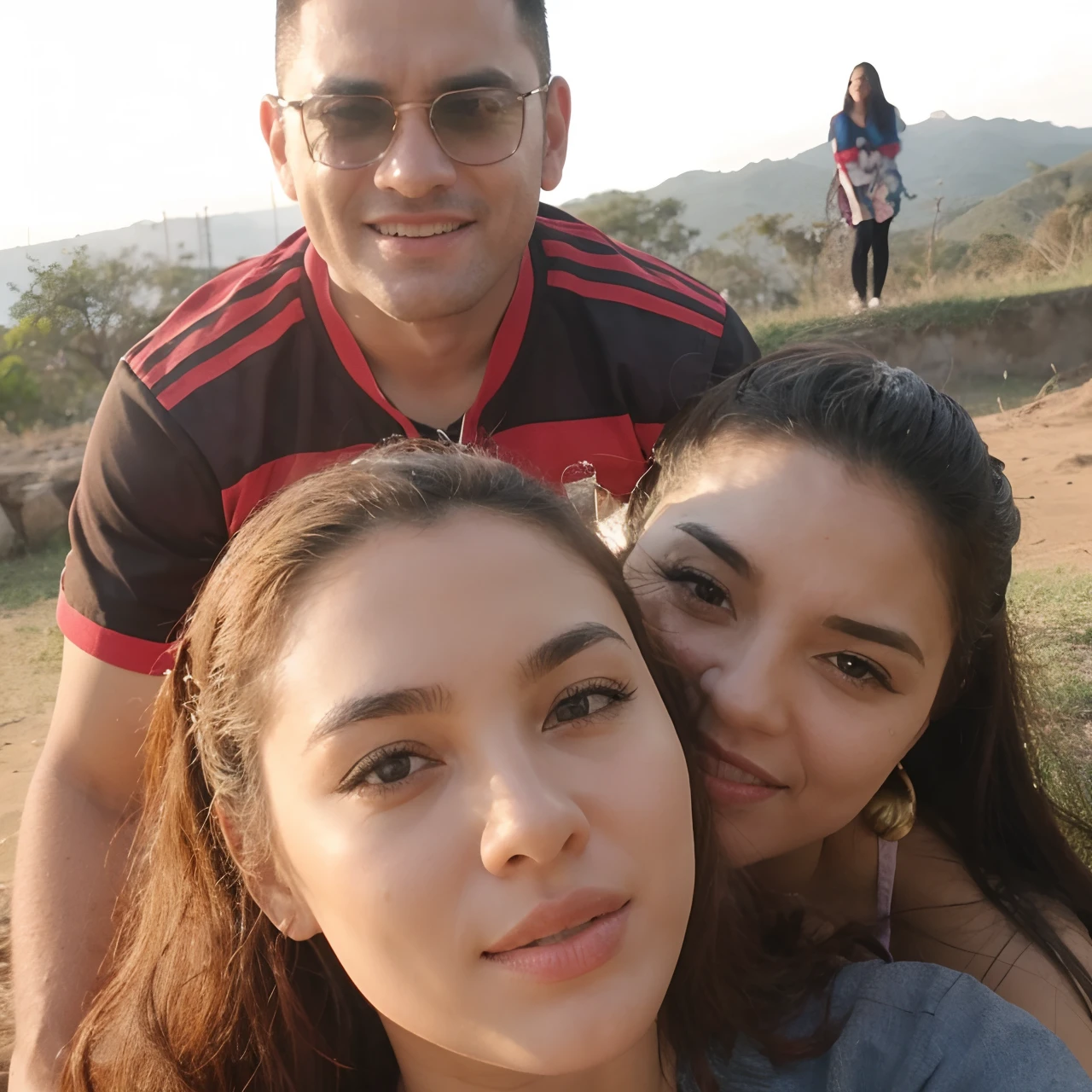 Familia se divertindo