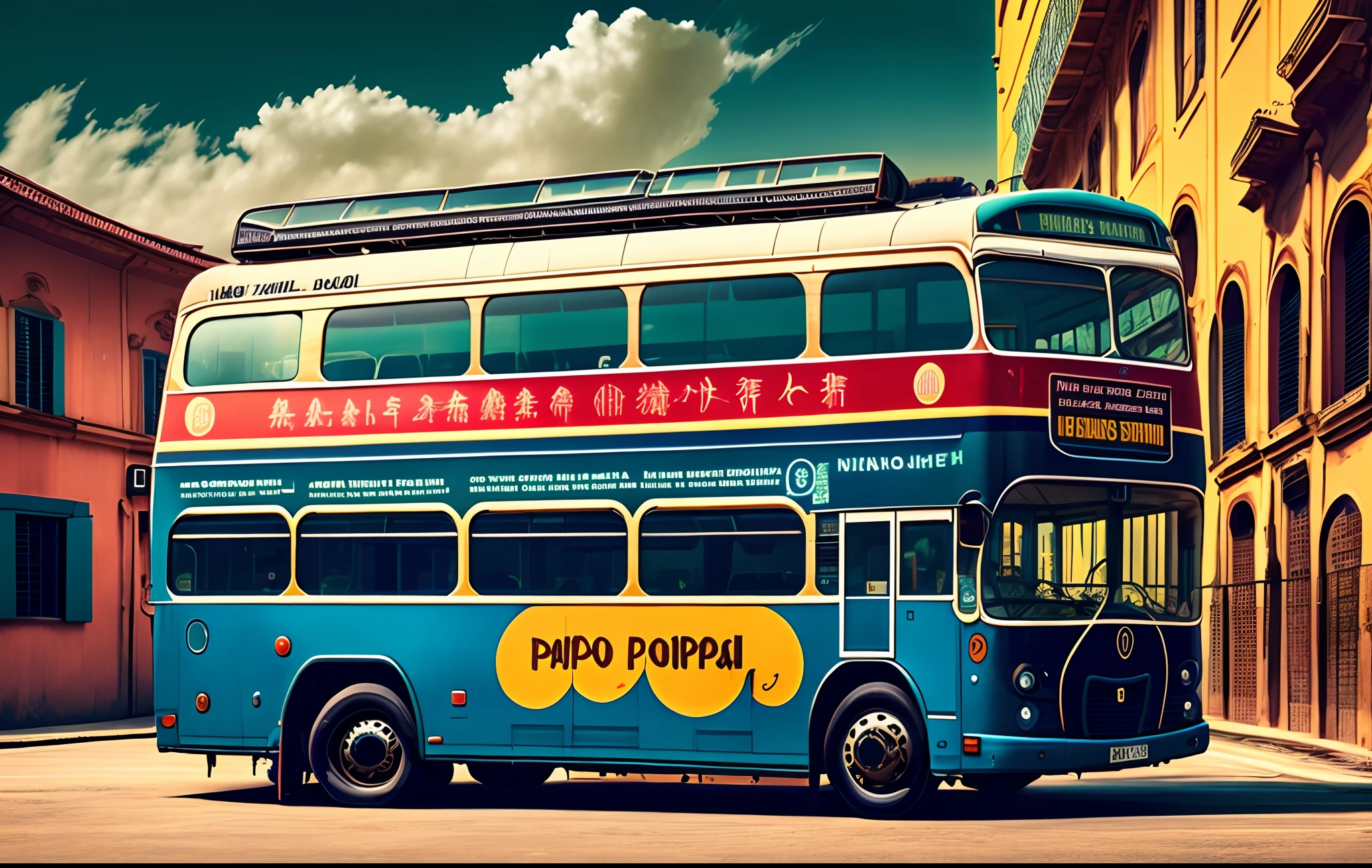 A Marcopolo Torino bus with two doors with the color black and the writing Senhor do Bonfim in dark blue