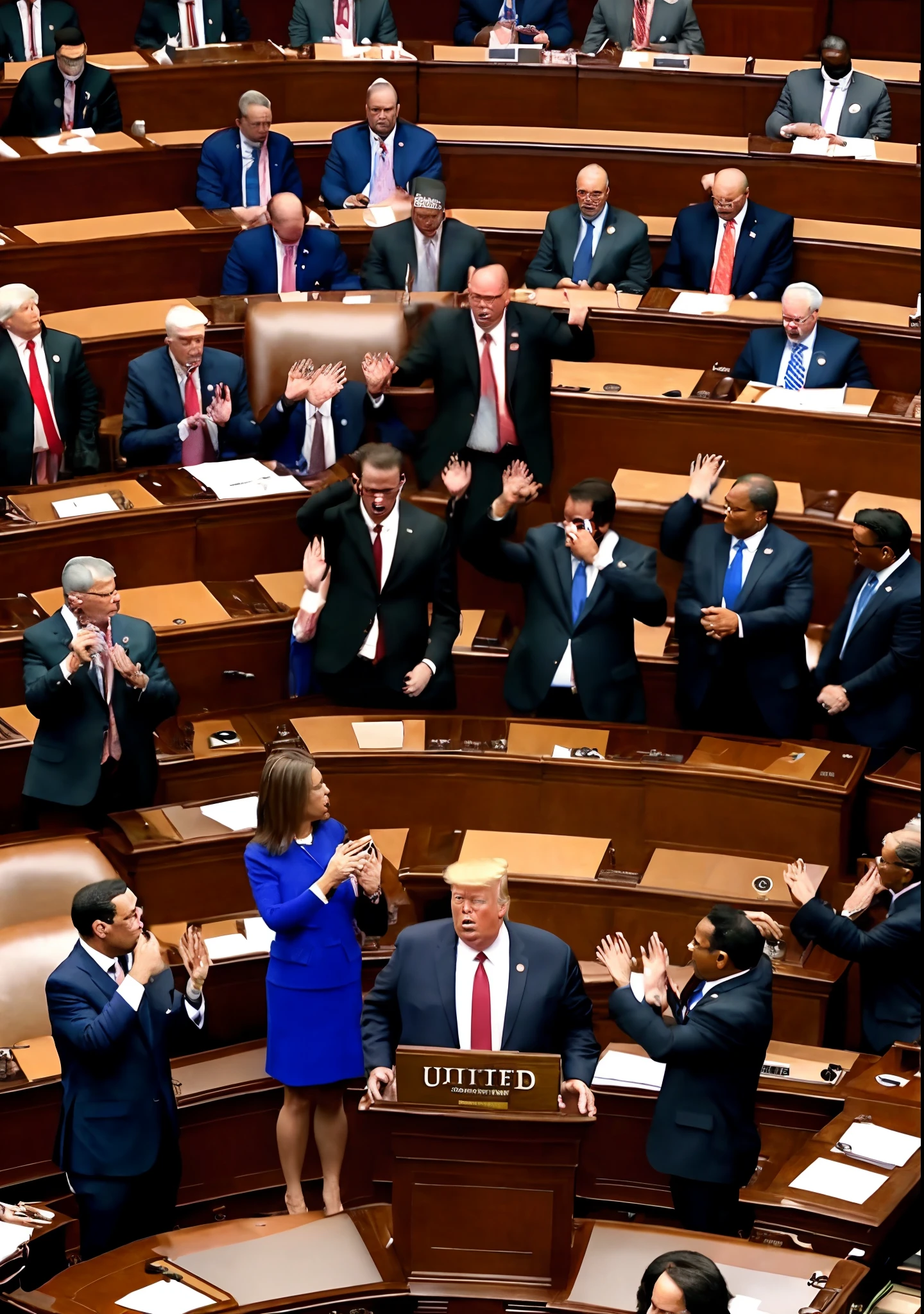 onoff, candid photo of 3 women, wearing dark business attire, at a courthouse lobby, (brawling, angry, fist fight), crowd of people, full body shot, hairy pussy <lora:onoff4:1> <lora:hairy:0.4>