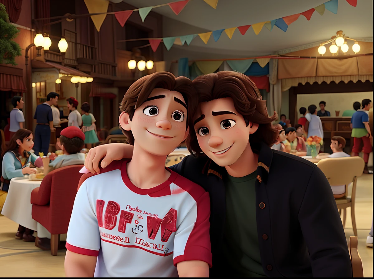 Casal feliz igual filme da Disney amor