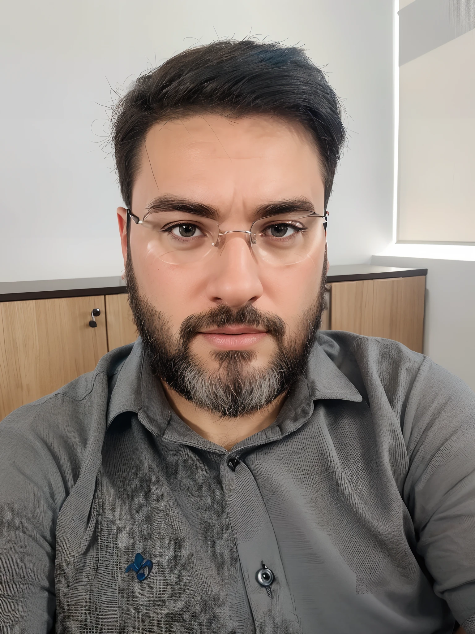 Cartoon character of a man with black glasses and a blue shirt, animation character, Caractere estilizado, animation style rendering, 3D estilizado, Arnold Maya render, 3 d render stylized, toon render keyshot, Personagem 3D, Personagem 3D, 3d rendering stylized, 3 d character render, personagem de desenho animado, Personagem de close up, Pose de personagem,  (Estilo Pixar) (master part:1.2) (Bokeh) (best quality) (pele detalhada) (textura detalhada) (8k) (argila) (Cinematic lighting) (foco nítido