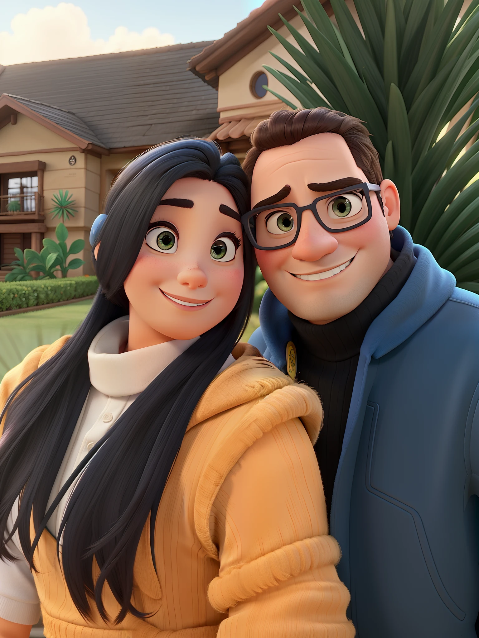 Estilo Pixar, alta qualidade