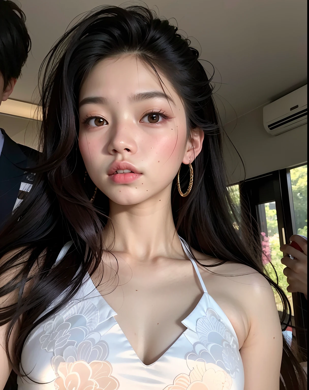 um close up de uma mulher com um vestido preto posando para uma foto, Jennie Blackpink, gemma chen, young cute wan asian face, Marinheiro Kitagawa, Xintong Chen, Wenfei Ye, jossi do blackpink, Lulu Chen, Shiori Teshirogi, aoi ogata | | | | | | | | | | | | | | | | | | | | | | |, she's facing the camera, Kiyoko Suzuki, Yanjun Chengt