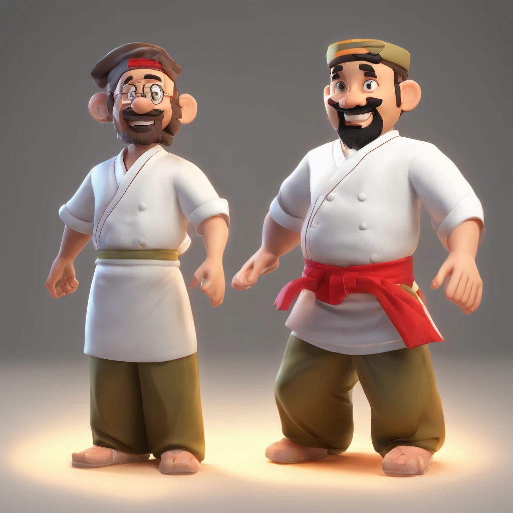 Antecedentes com:Branco
figura:1 masculino
roupa:Sushi do chef atrai(Avental branco、Hachimaki、Pinafore)
Expressions:rosto sorridente
posar:Segurando sushi