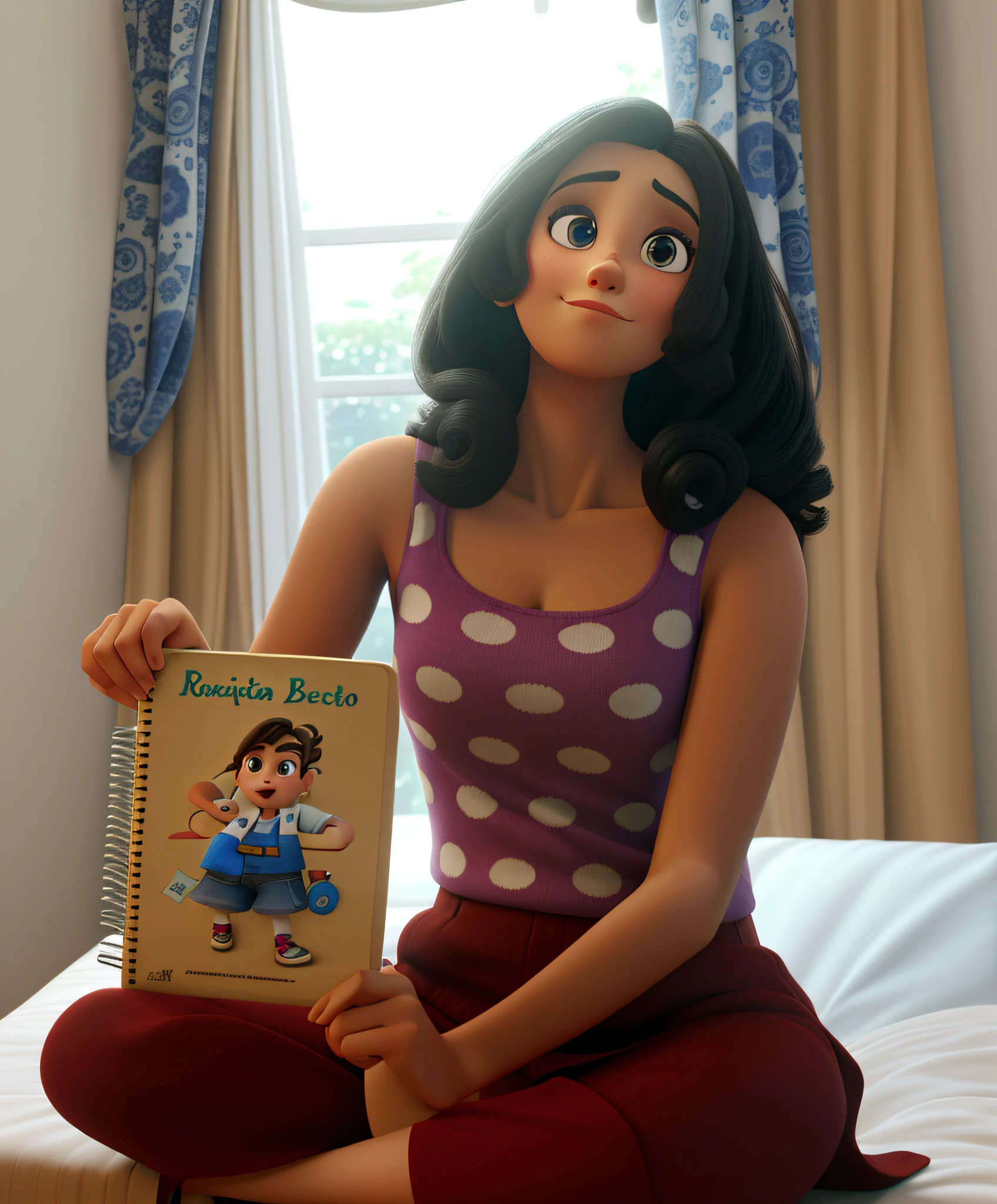 Uma Mulher estilo disney pixar, alta qualidade, Best quality Can't have (deformed iris, pupilas deformadas), texto, pior qualidade, baixa qualidade, artefatos jpeg, feio, duplicado, morbid, mutilado, (dedos extras), (mutated hands), badly drawn hands, rosto mal desenhado, mutation, deformado, blurry , desidratado, anatomia ruim, bad proportions, membros extras, rosto clonado, desfigurado, coarse proportions, membros malformados, Missing arms, pernas faltando, extra arms, pernas extras, (dedos fundidos), (muitos dedos), long neck, camera footage