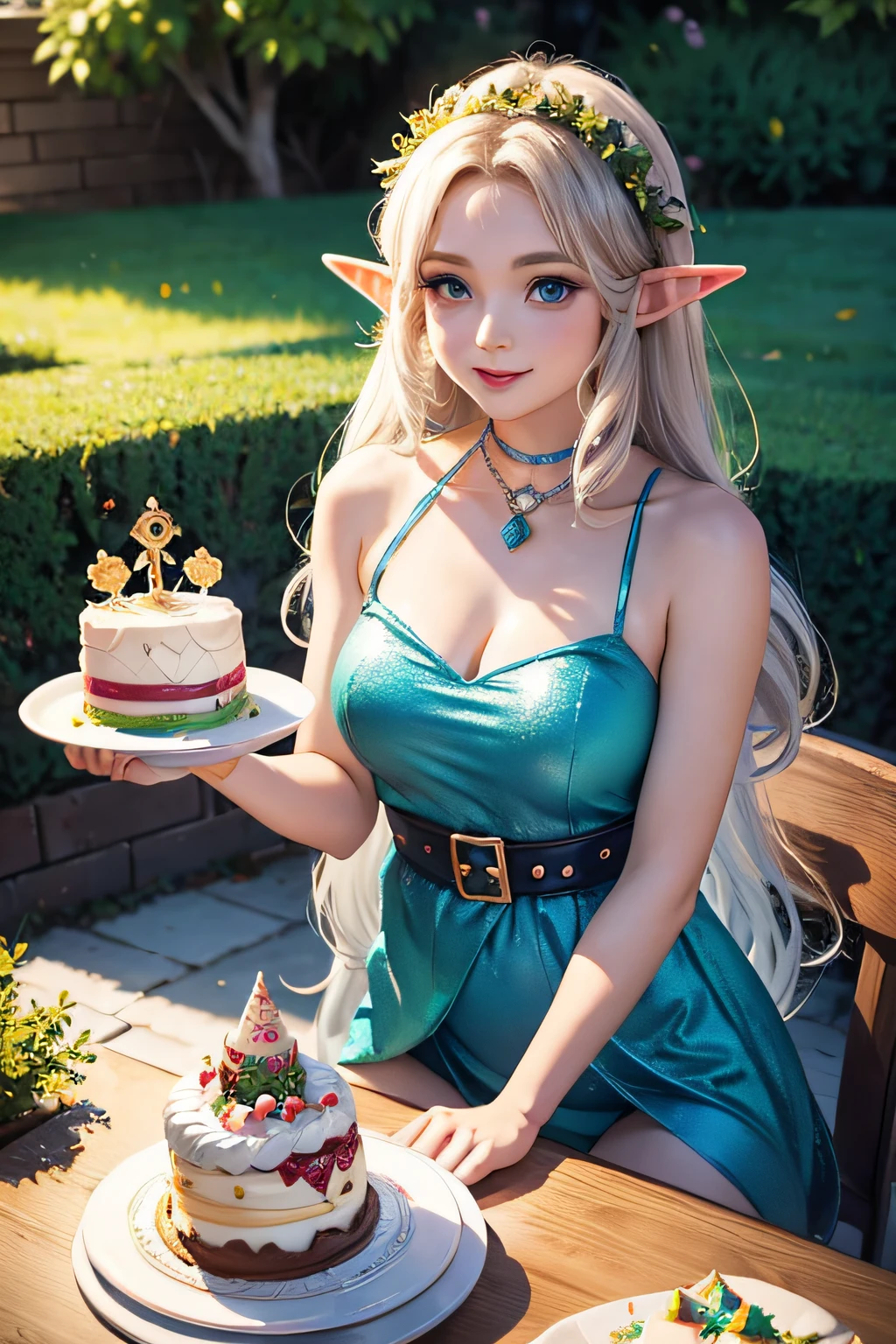 Elf princess's birthday cake