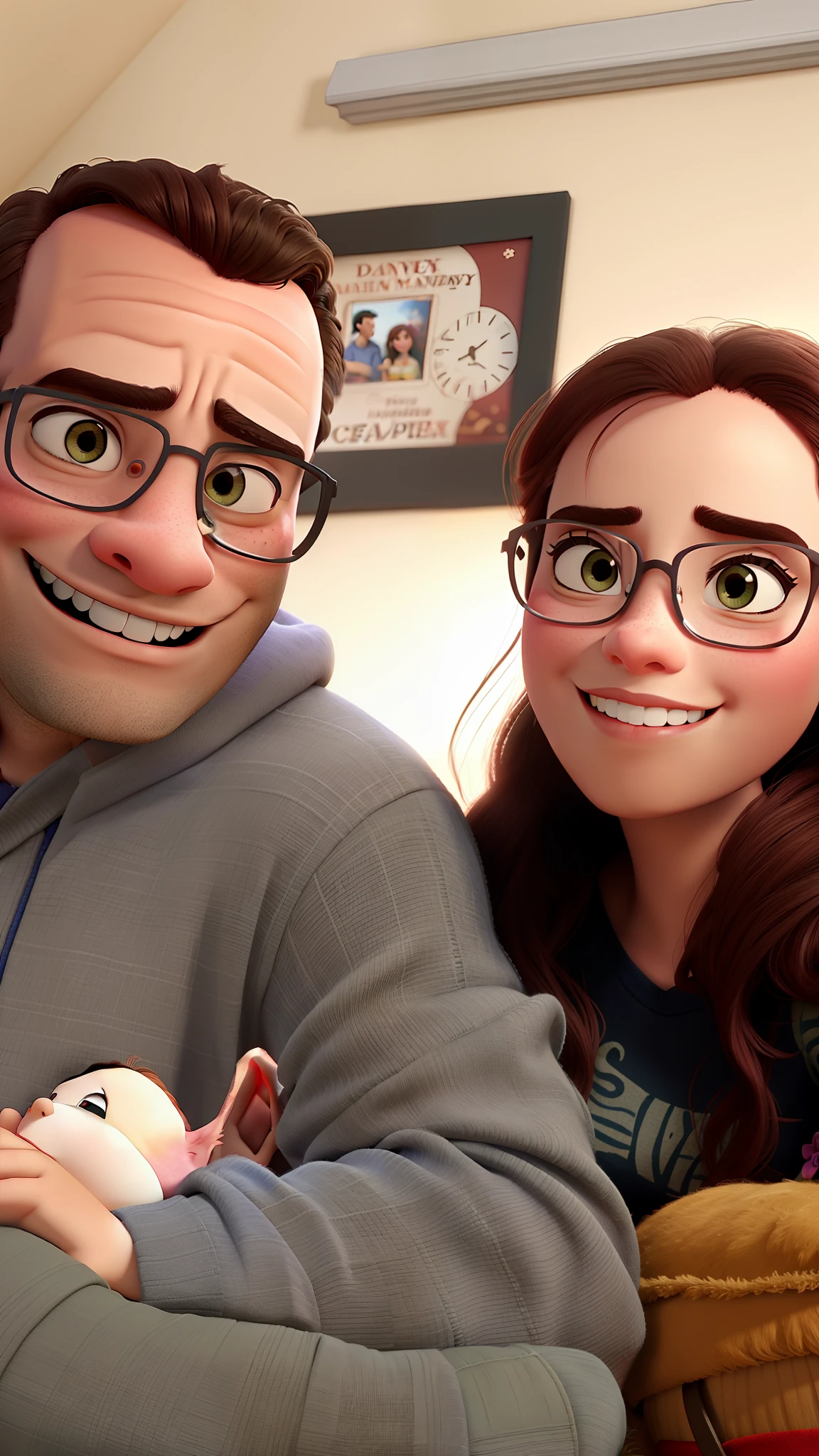 romantic couple, igual aos filmes Disney Pixar