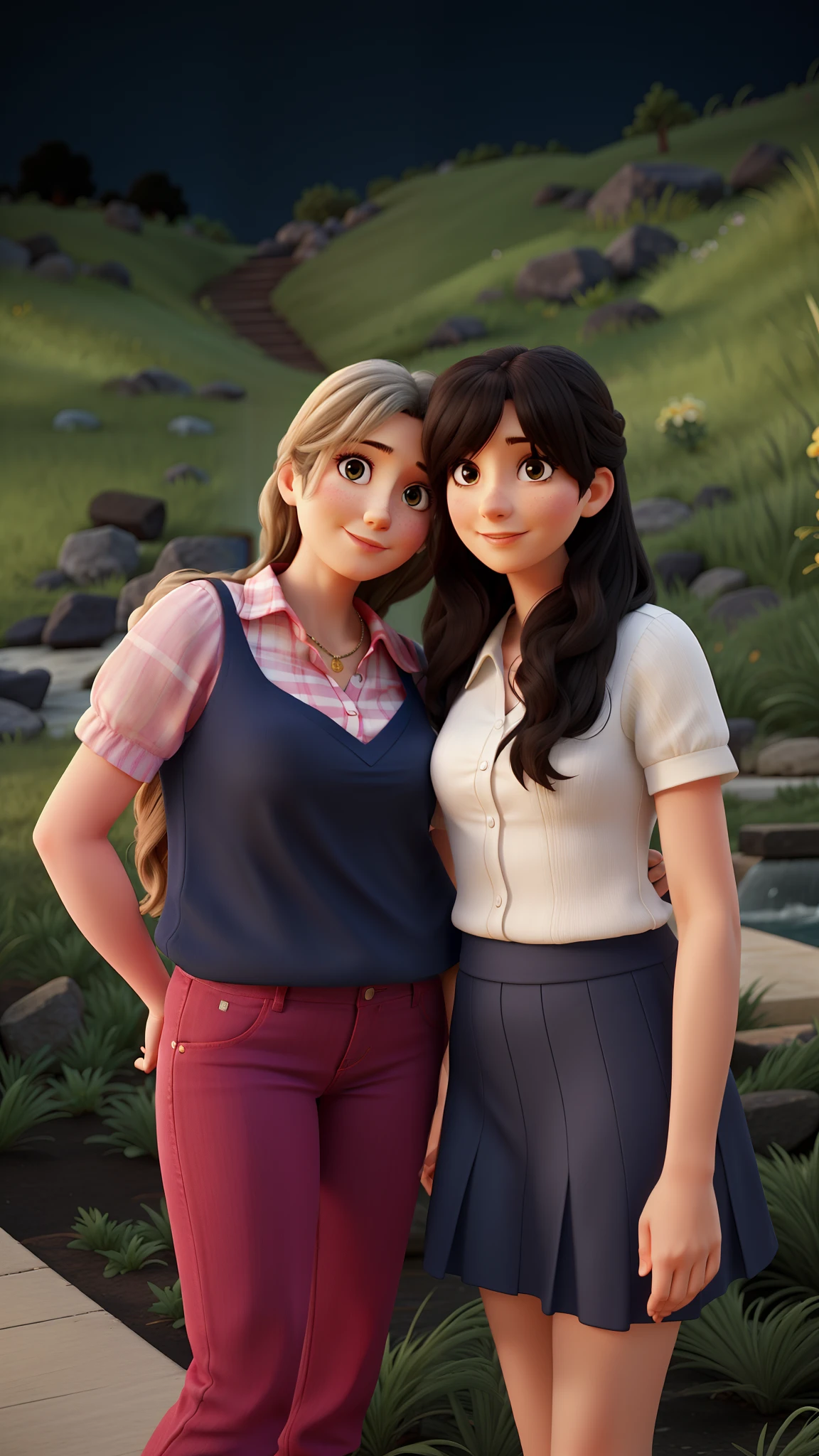 Mother and daughter