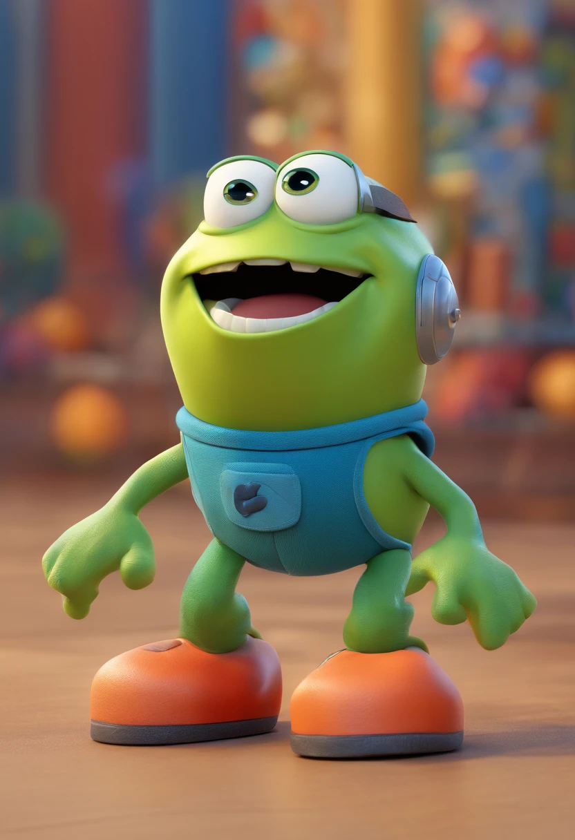 Personagem da pixar sorrindo