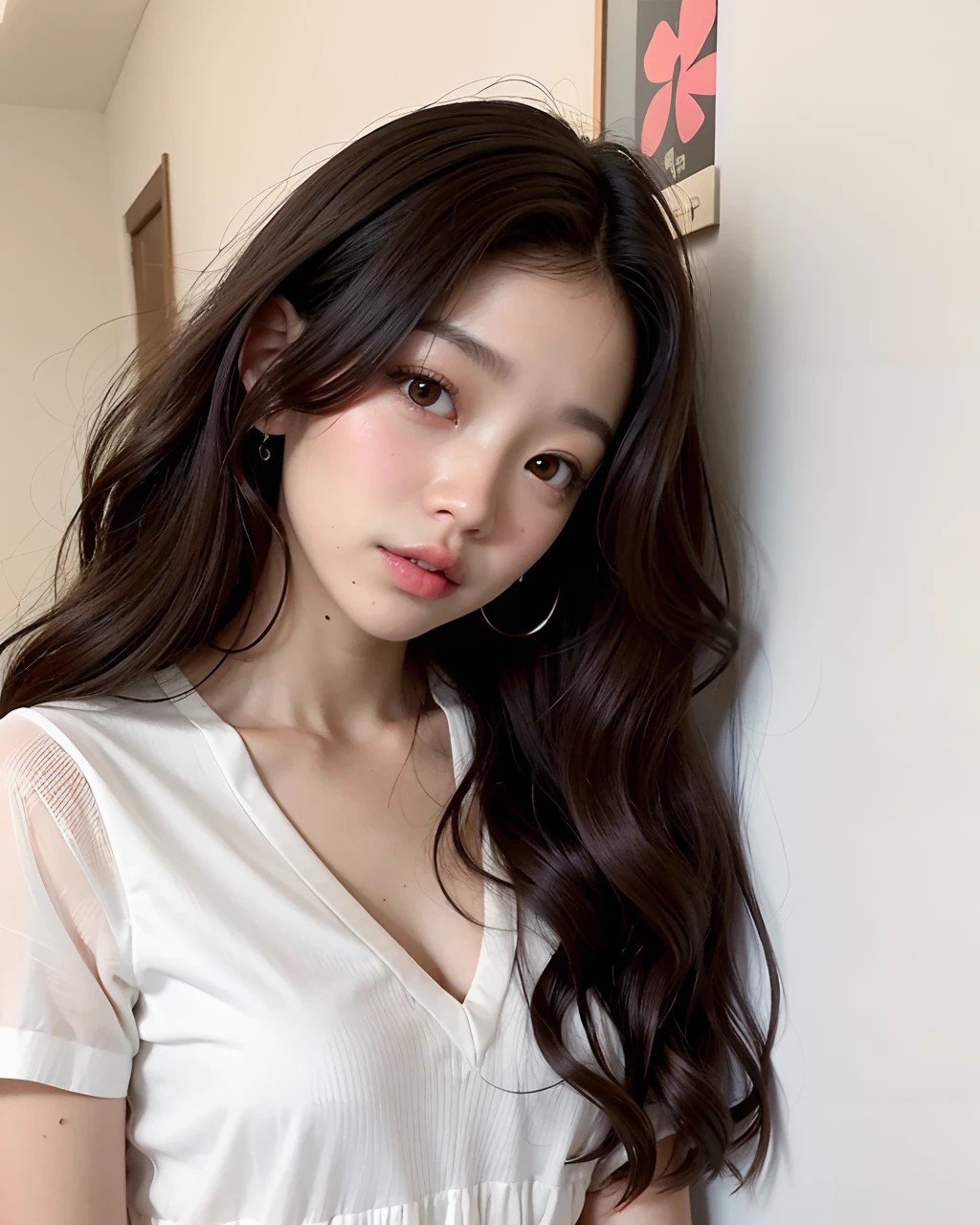 um close up de uma mulher com um vestido preto posando para uma foto, Jennie Blackpink, gemma chen, young cute wan asian face, Marinheiro Kitagawa, Xintong Chen, Wenfei Ye, jossi do blackpink, Lulu Chen, Shiori Teshirogi, aoi ogata | | | | | | | | | | | | | | | | | | | | | | | |, she's facing the camera, Kiyoko Suzuki, Yanjun Chengt