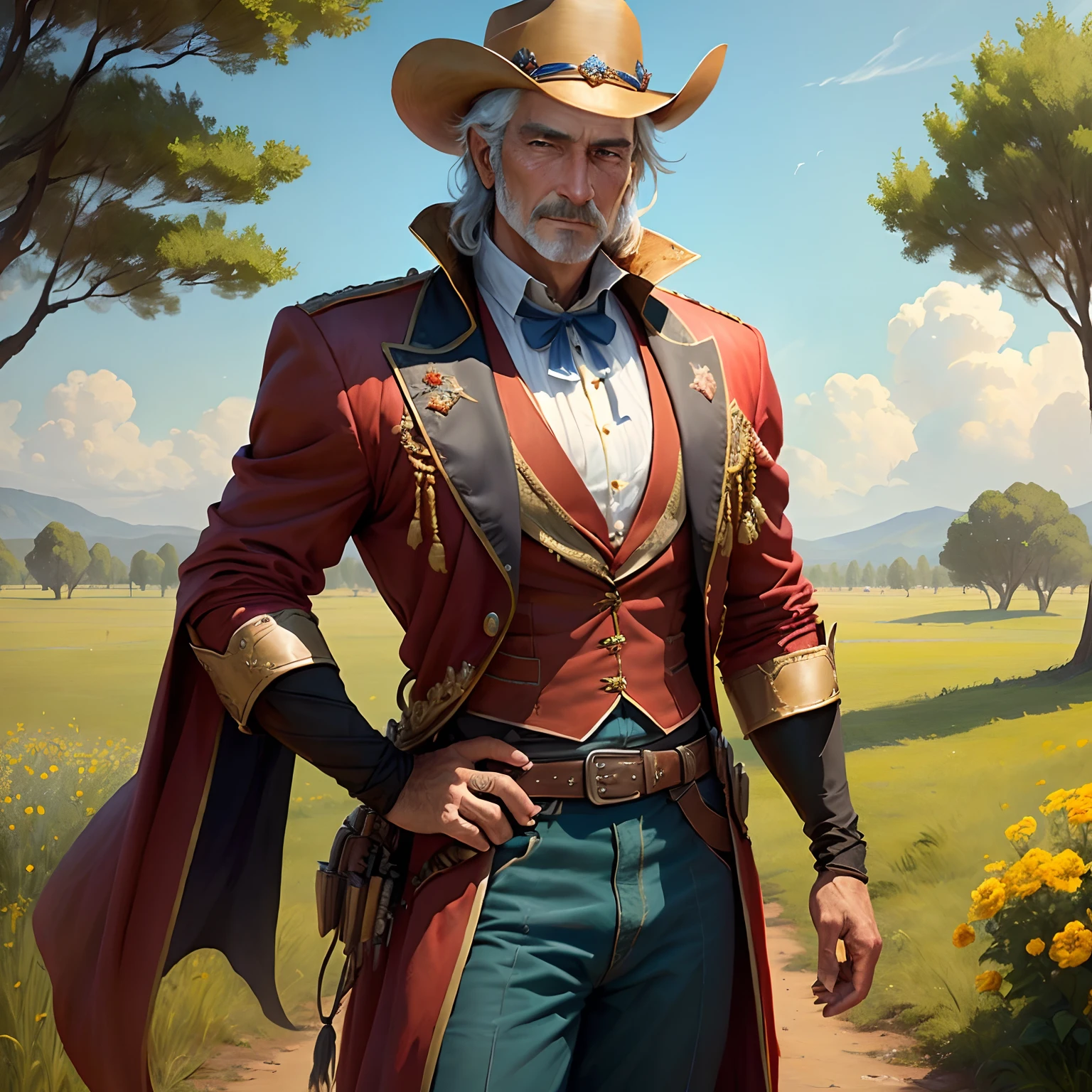 Prince Areolino old cowboy of the meadows