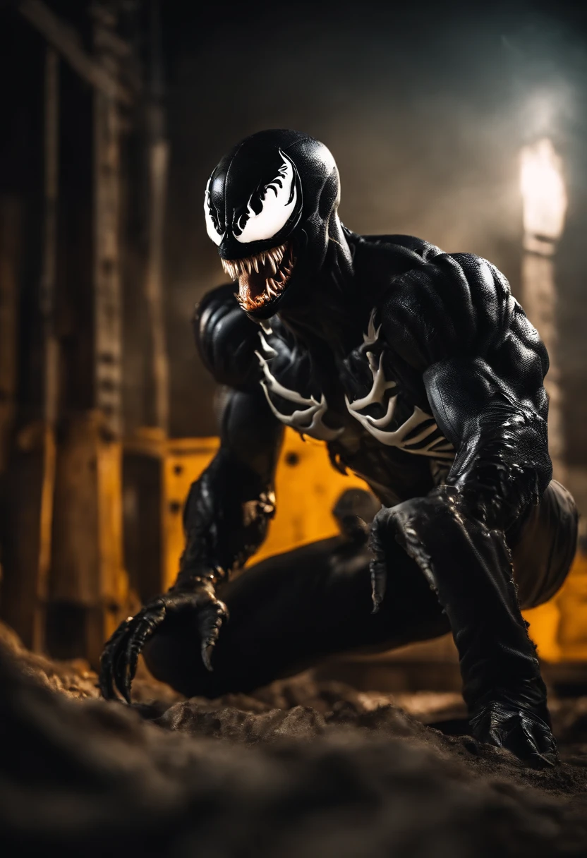 (Put on the female Spider-Man black Venom suit,The white spider symbol on the chest is wet， Slimy， Black slime，black reotard, venom symbiote),Sky front, nice hand,4K, A high resolution, tmasterpiece, best qualtiy, Head:1.3,((Hasselblad photograp)), finelydetailedskin, tack sharp focus, (电影灯光),the night，softlighting，dynamic angle，[:(detail in face:1.2):0.2]，middlebreast，takeout，(camel-toe， Vulvar shape：1.2）（Body parts, no extra limbs, precisely anatomy）