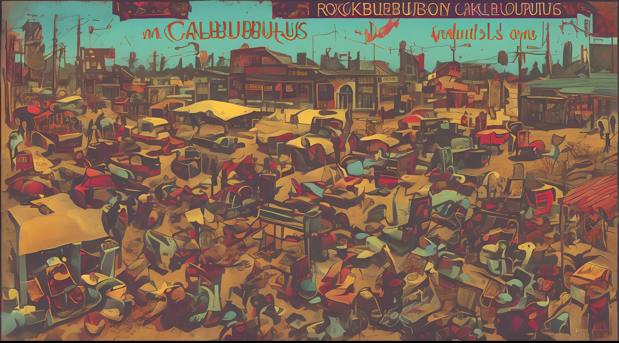 make me an album cover for a rock album with a cajun twist called “LeBouleaux’s”