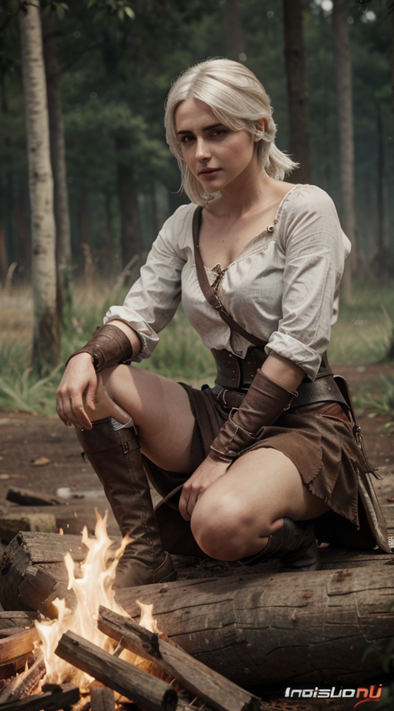 Ciri, rosto delicado, mulher linda