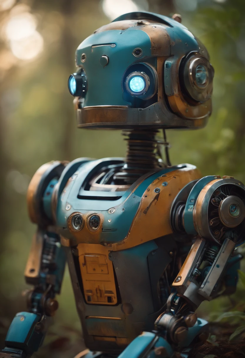 nice robot having an idea
