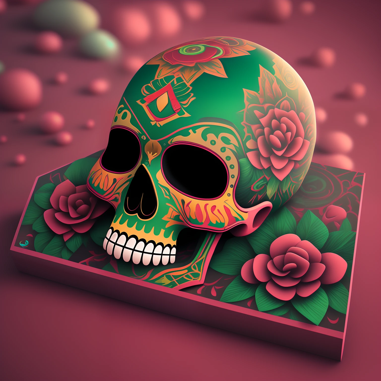 calavera realista 8k --auto --s2
