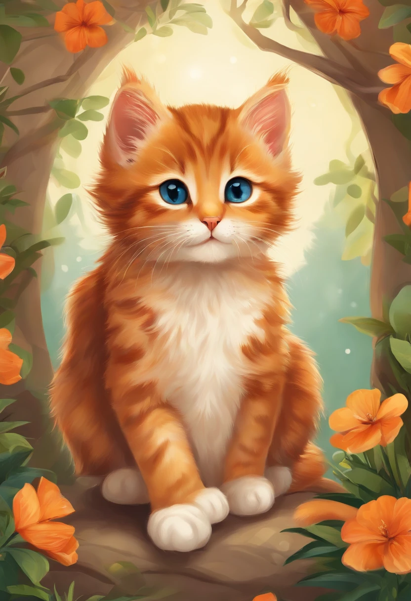 baby cats，Cute illustration