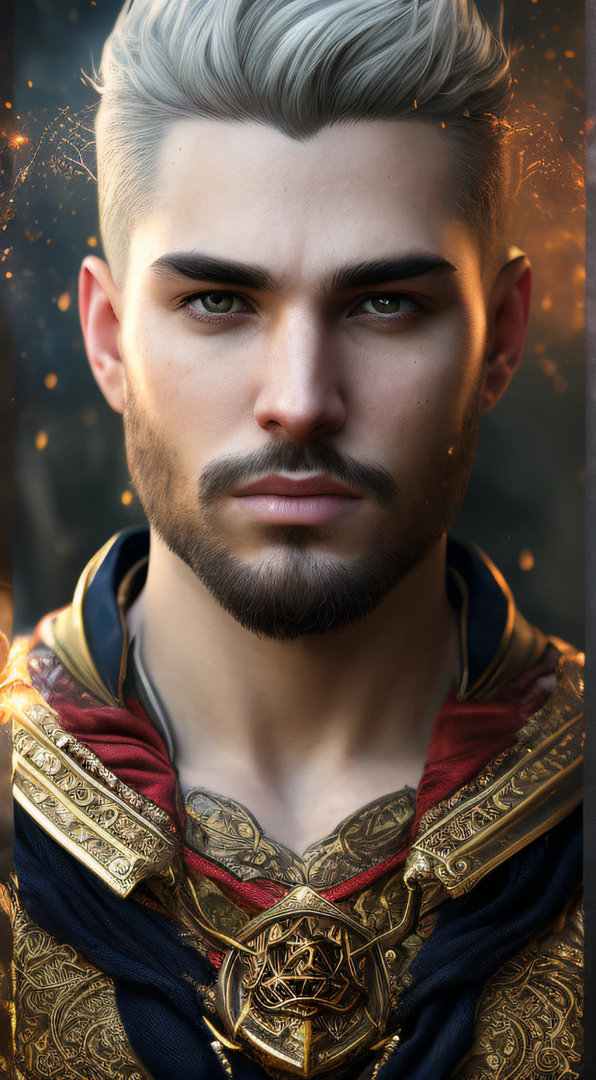 Male wizards，show， Ultra-detailed and mid-range portraits of DND characters, (Pleasant:1.3) thoughtful expression, (Summon magical energy:1.3), Cinematic effect shot on Canon 5D ultra-realistic skin,  Fantasy magic horror atmosphere, (highly detailed environments:1.3)，Real Photographics