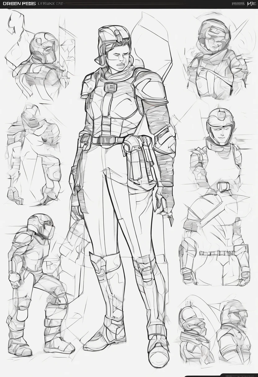 different angles, character sheet, illustration, expressions, niji 5, comic drawing,