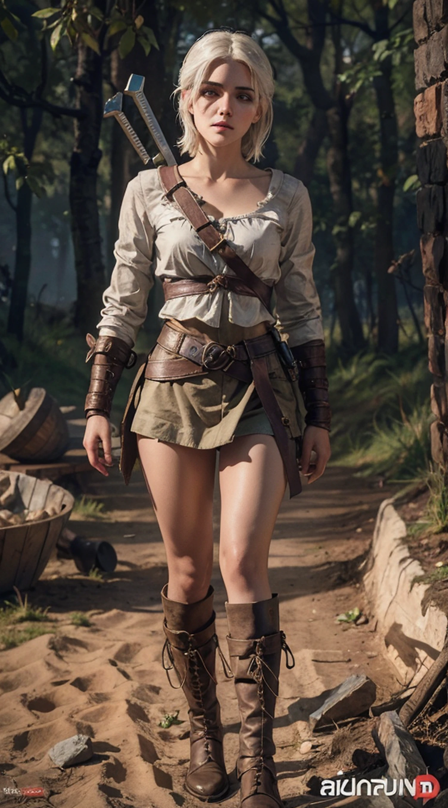 Ciri, rosto delicado, mulher linda