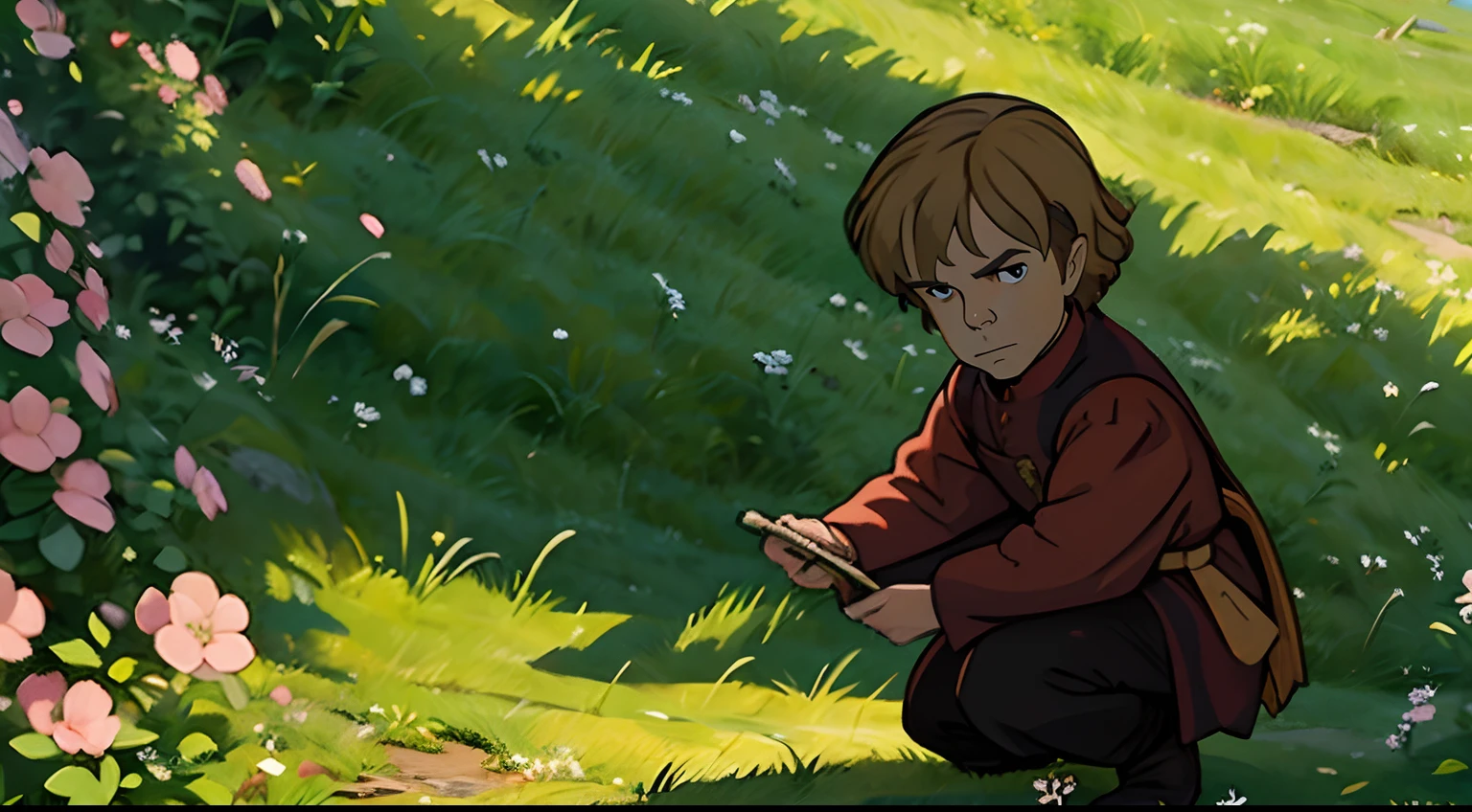 ((Tyrion Lannister)), Game of thrones, spring, grassy landscapes, miyazaki hayao