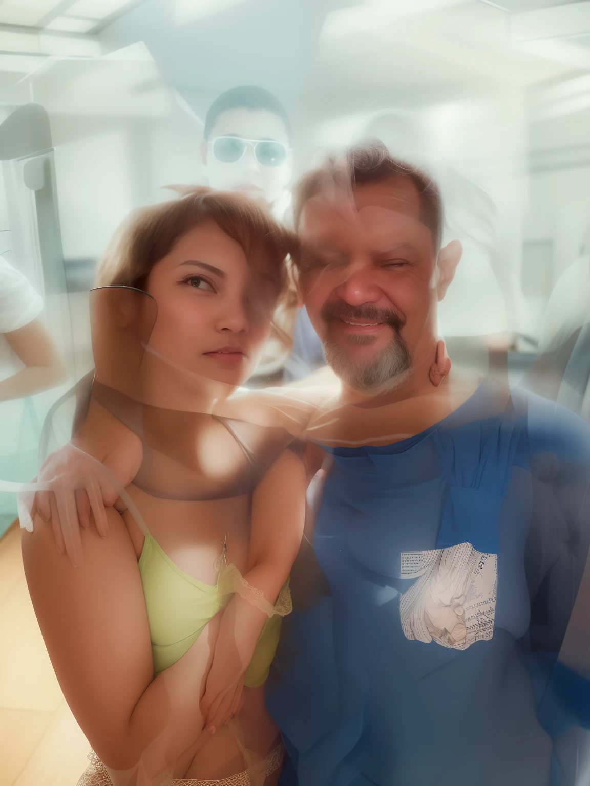 They're in a room with a lot of people, Directed by: Nandor Soldier, Karla Ortiz, Lovely couple, Directed by: Rodolfo Morales, coluna, Directed by: David Ruby, Lorena Avarez, Directed by: Maximilian Cercha, andres rios, gostoso, Foto realista, Mulher de 30 anos de Cuba