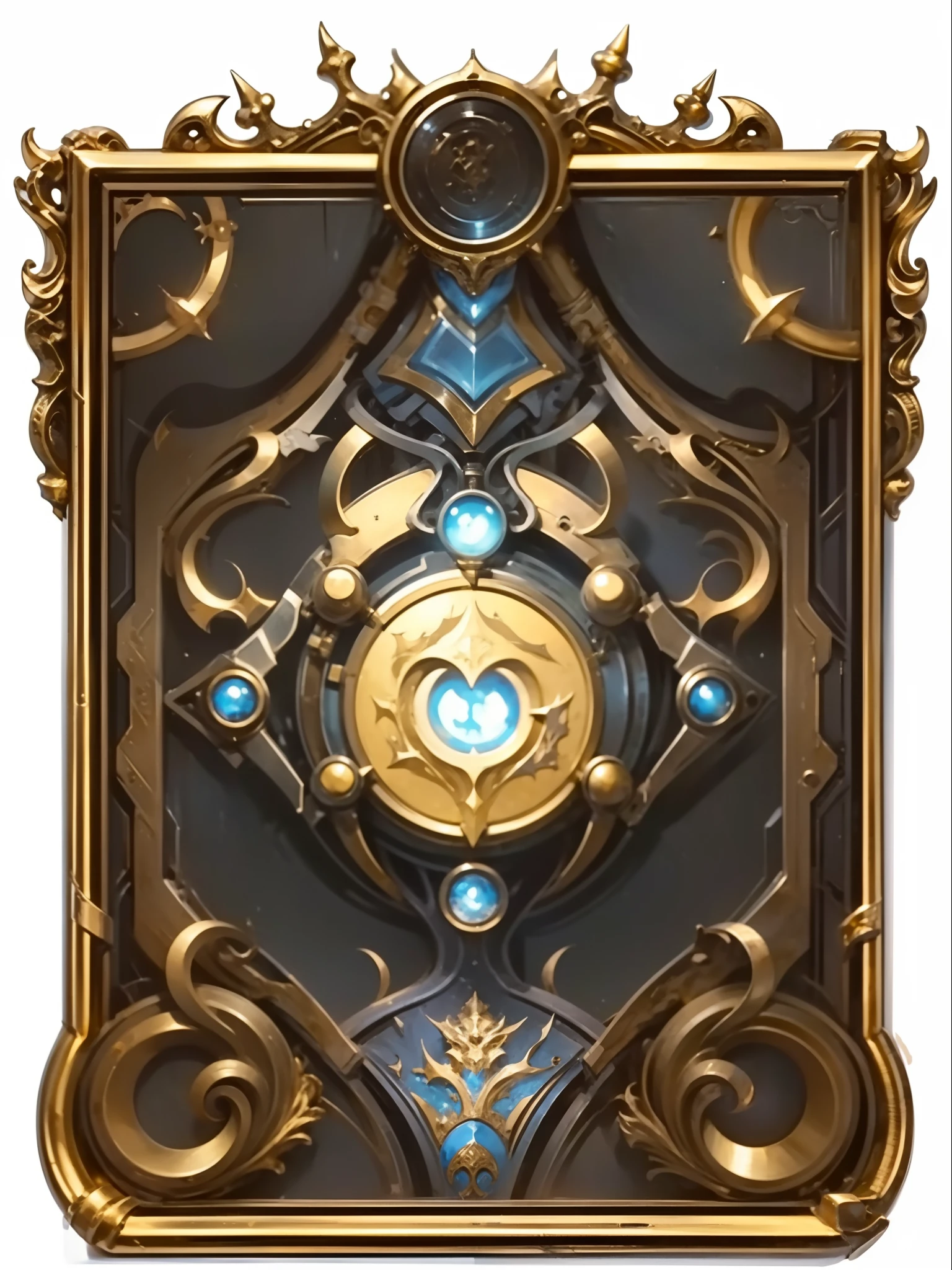 Gold,Cards,Metallic,Real materials,Game user interface,UI,interface,Floor tiles,Metal construction,Masterpiece, Realistic image of rustic medieval. Genre fantasy, fiction,metals,32K ,(tmasterpiece,top-quality,best qualityer,offcial art),(8K,best qualityer,tmasterpiece:1.2),(((white backgrounid,)))(goods/Baoxiang),fanciful,Europeans,medieval times,Flashy clothes,obi strip,decor,metals,metals,golds,32K ,(tmasterpiece,top-quality,best qualityer,offcial art),(8K,best qualityer,tmasterpiece:1.2),(((white backgrounid,)))(goods/Baoxiang),fanciful,