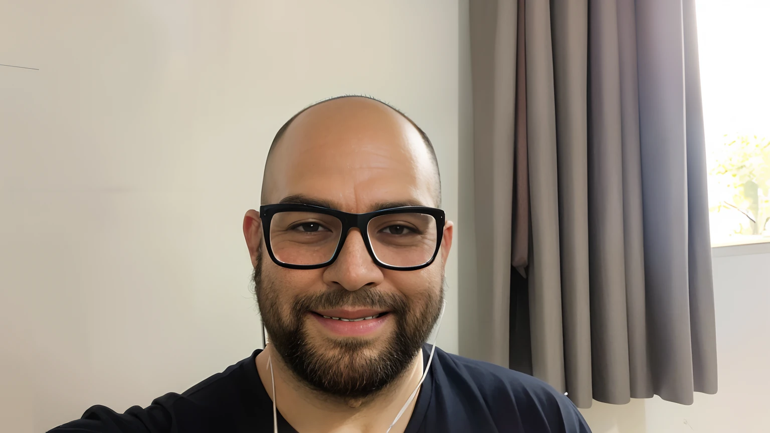 there is a man with glasses and a beard smiling for the camera, david rios ferreira, icaro carvalho, emad mostaque, Henry Alvim Correa, andres rios, caio santos, gui guimaraes, george doutsiopoulos, edu souza, andrea rocha, carmelo blandino, ahmad merheb