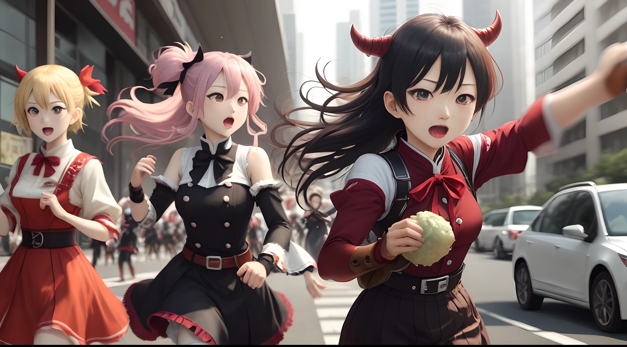 Momotaro Momotaro
I put it on my waist Dumplings One for Me Please give me
Let's Let's
From now on, the demon To conquer If you follow me Let's
Let's go Let's go
About you Everywhere Becoming a servant Let's go
That's it. That's it.
Attack all at once Aggressive Crush it Onigashima
Interesting Interesting
Demon Attack Buzz Enyaraya
Banbanzai Banbanzai
Otomono Inuya Saru Kijiha Bravely drive a car Enyaraya
