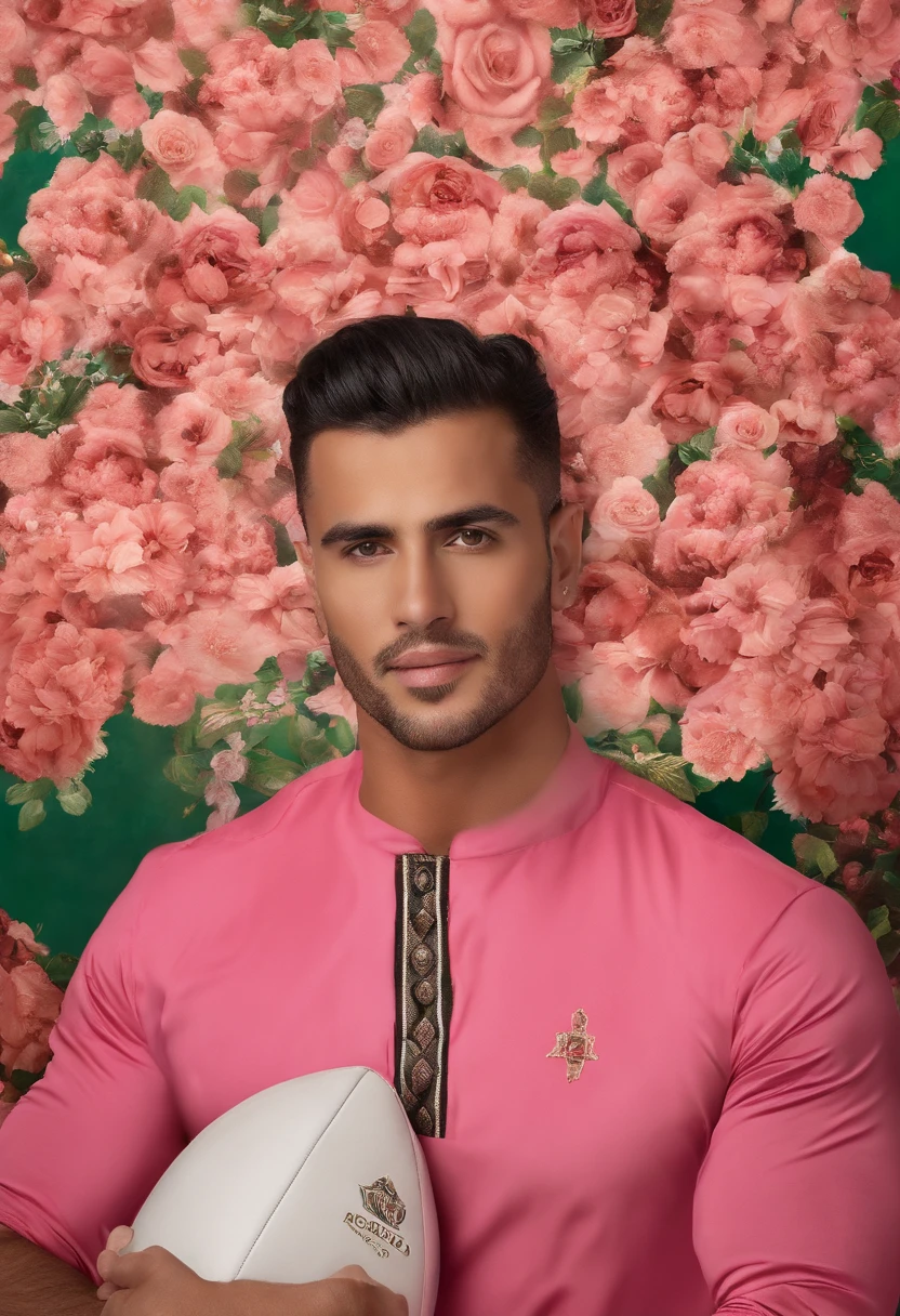 Homem de camisa rosa posando para foto, Mohamed Reda, Mohamed Chahin, andres rios, victor maristane, Carmelo Blandino, david rios ferreira, Ronaldo Luis Nazario da Lima, juan diaz canales, Fabiano Perez, Emad Mostaque, Ahmad Merheb, Ronaldo Luis Nazario de Lima, José Moncada