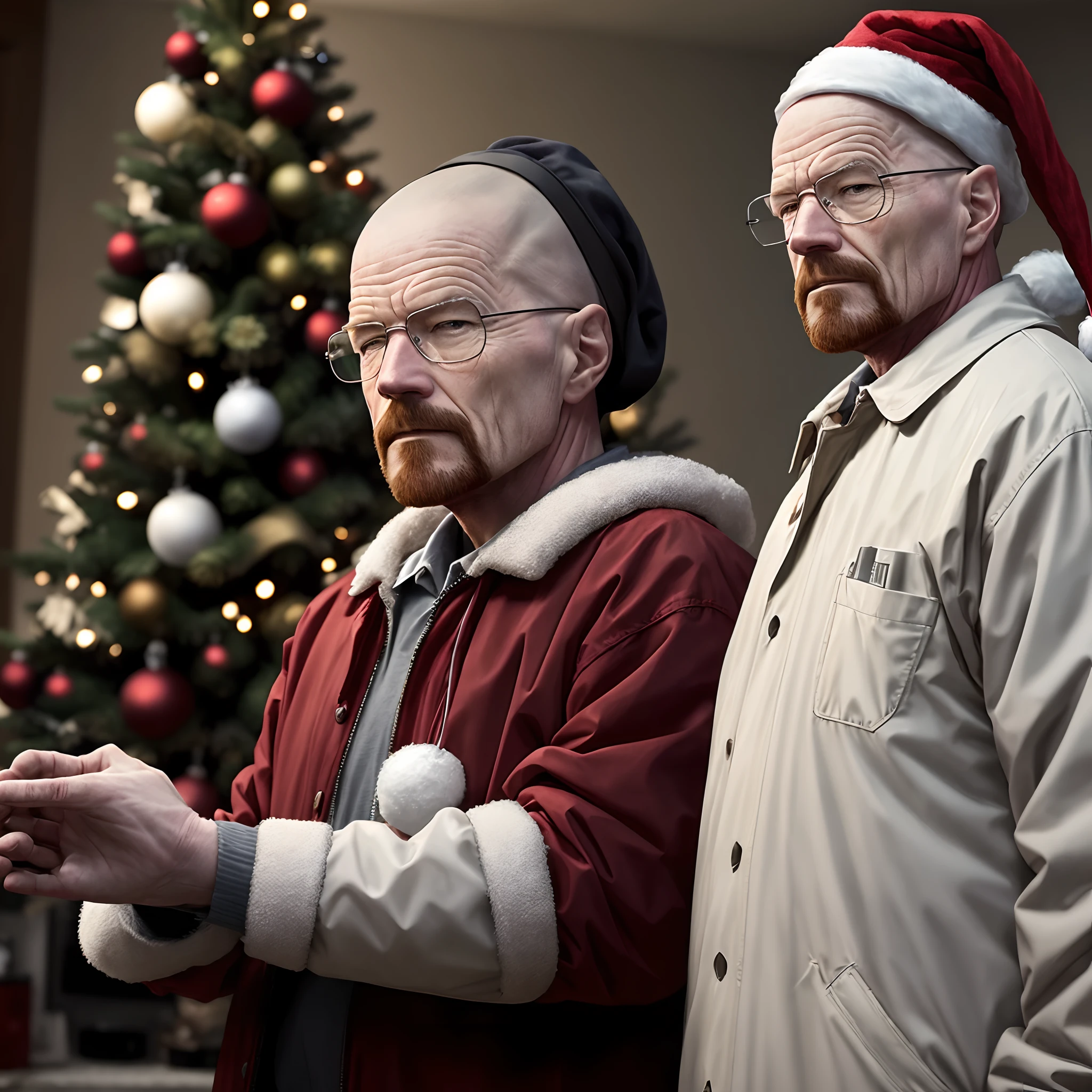 Walter white during the Christmas season