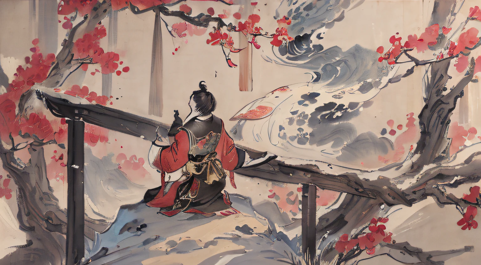 ((4K,Masterpiece,Best quality))Traditional Chinese painting